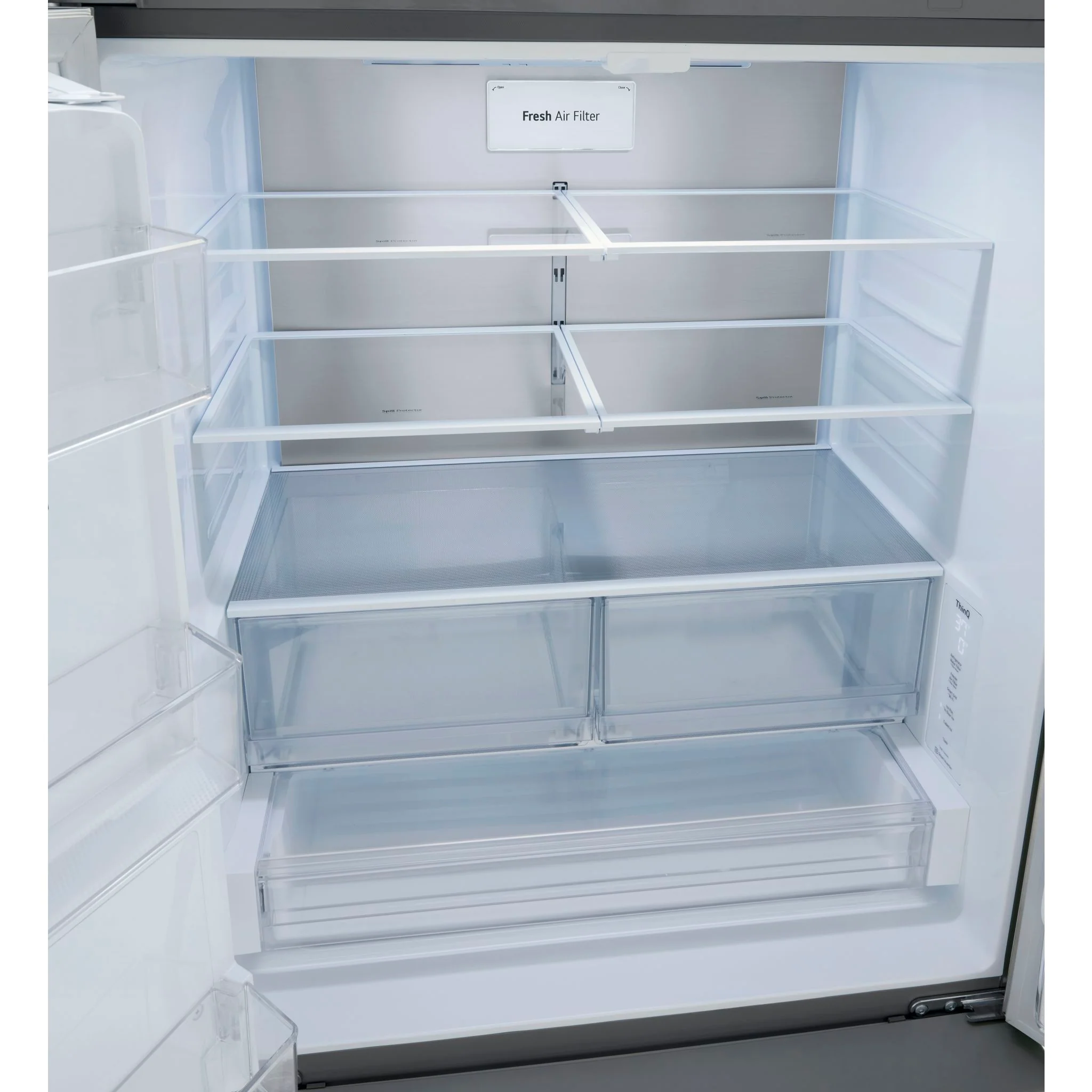 LG 31 cu. ft. Smart Standard-Depth MAX™ French Door Refrigerator with Dual Ice - Stainless (LRFXS3106S) - Image 15