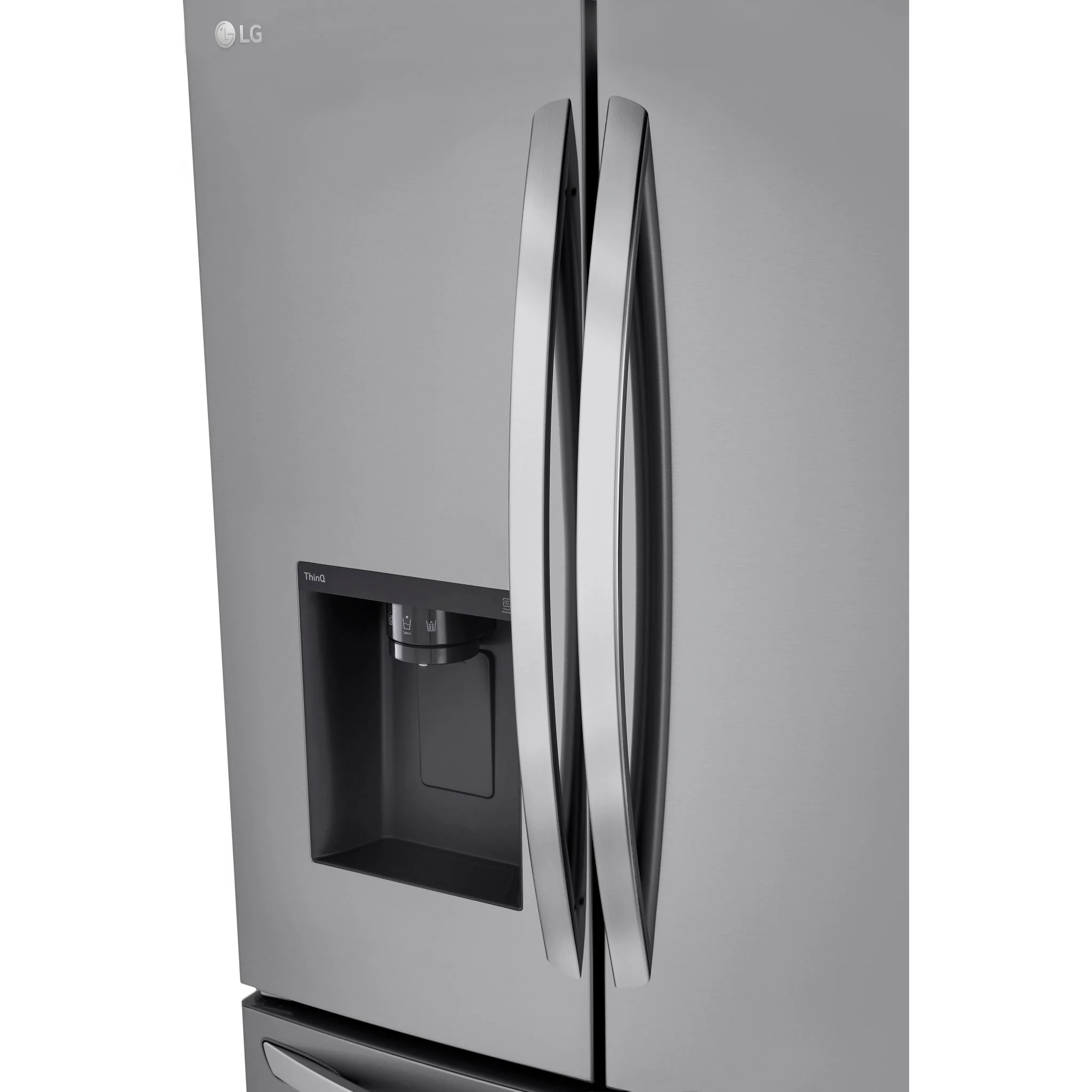 LG 31 cu. ft. Smart Standard-Depth MAX™ French Door Refrigerator with Dual Ice - Stainless (LRFXS3106S) - Image 6