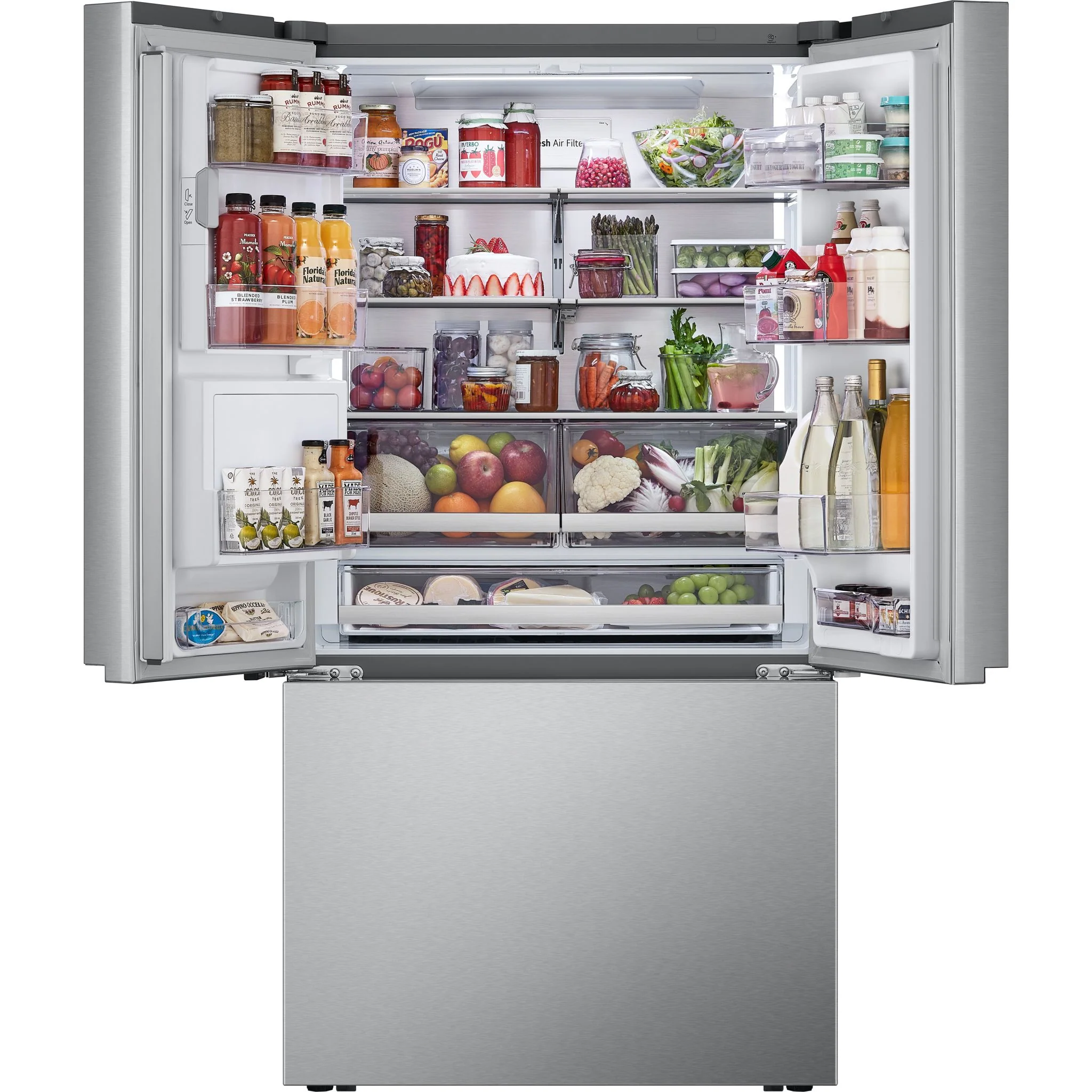LG 31 cu. ft. Smart Standard-Depth MAX™ French Door Refrigerator with Four Types of Ice - Stainless (LRYXS3106S) - Image 21
