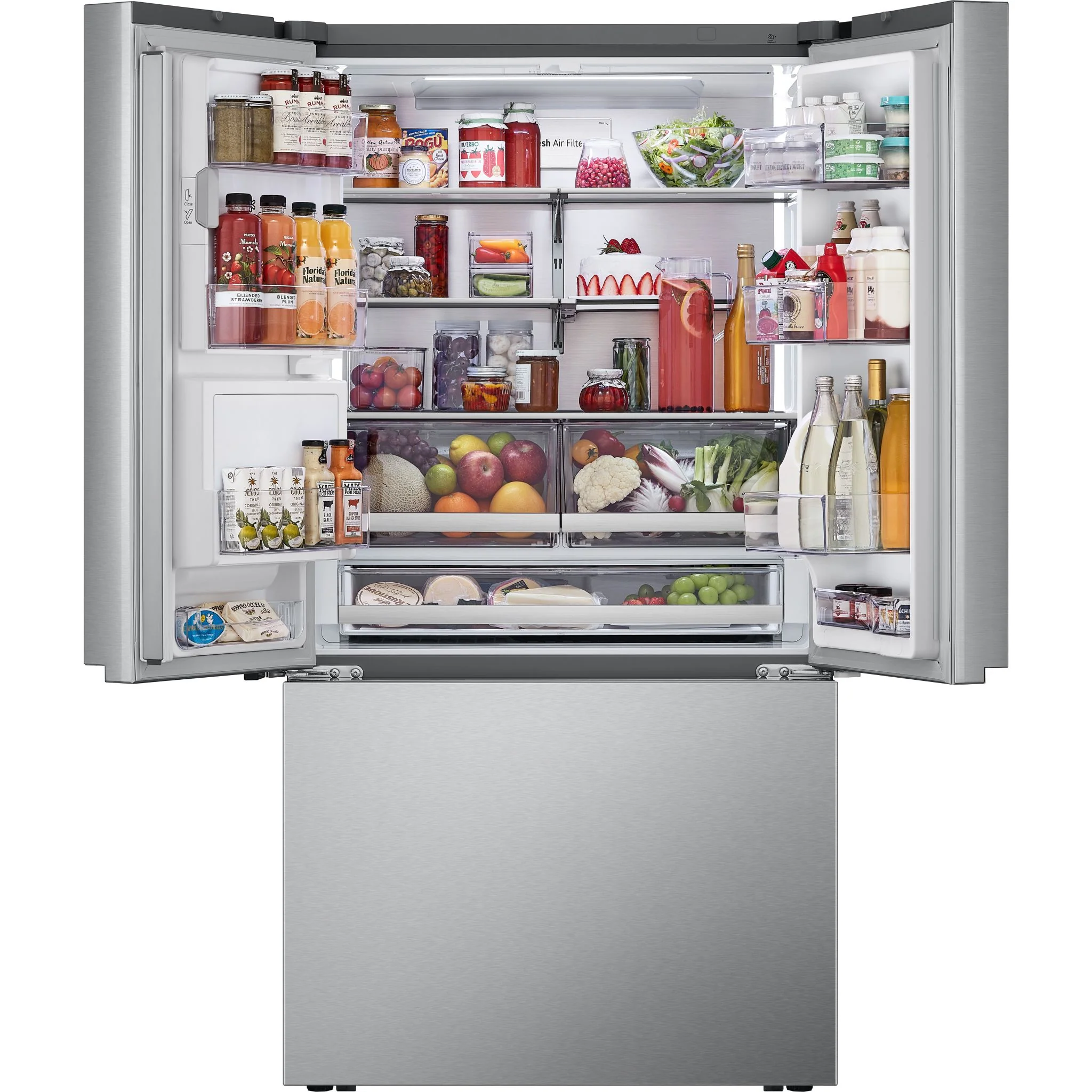 LG 31 cu. ft. Smart Standard-Depth MAX™ French Door Refrigerator with Four Types of Ice - Stainless (LRYXS3106S) - Image 22