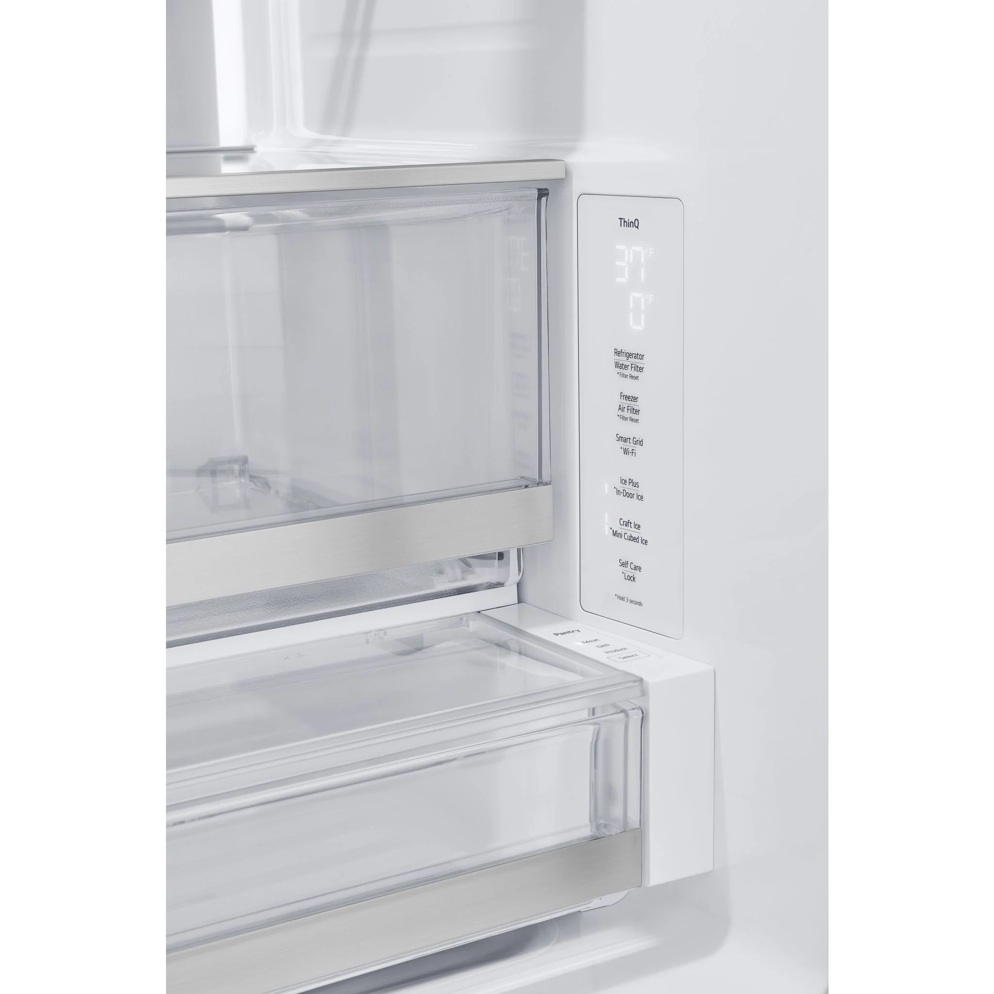 LG 31 cu. ft. Smart Standard-Depth MAX™ French Door Refrigerator with Four Types of Ice - Stainless (LRYXS3106S) - Image 31