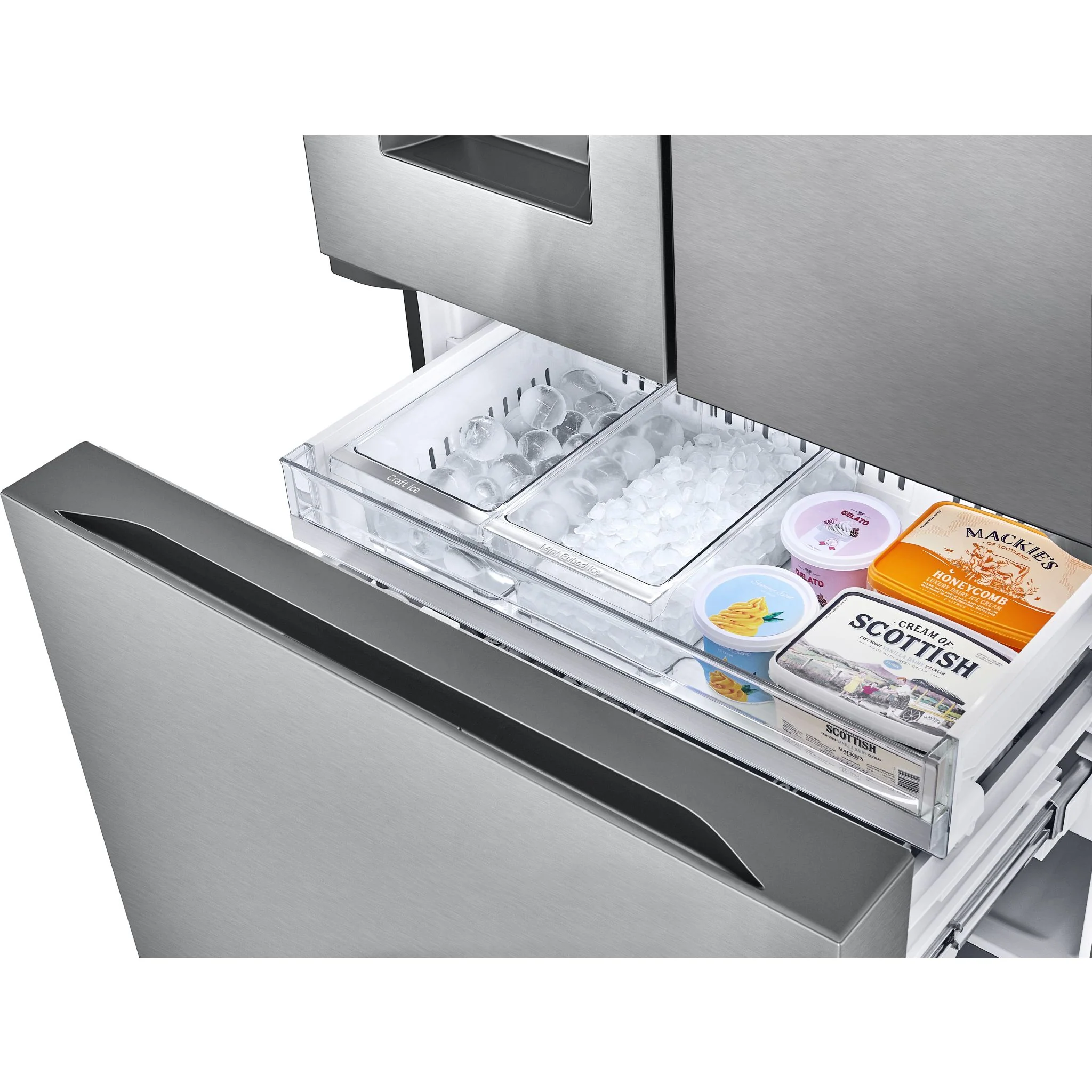 LG 31 cu. ft. Smart Standard-Depth MAX™ French Door Refrigerator with Four Types of Ice - Stainless (LRYXS3106S) - Image 8