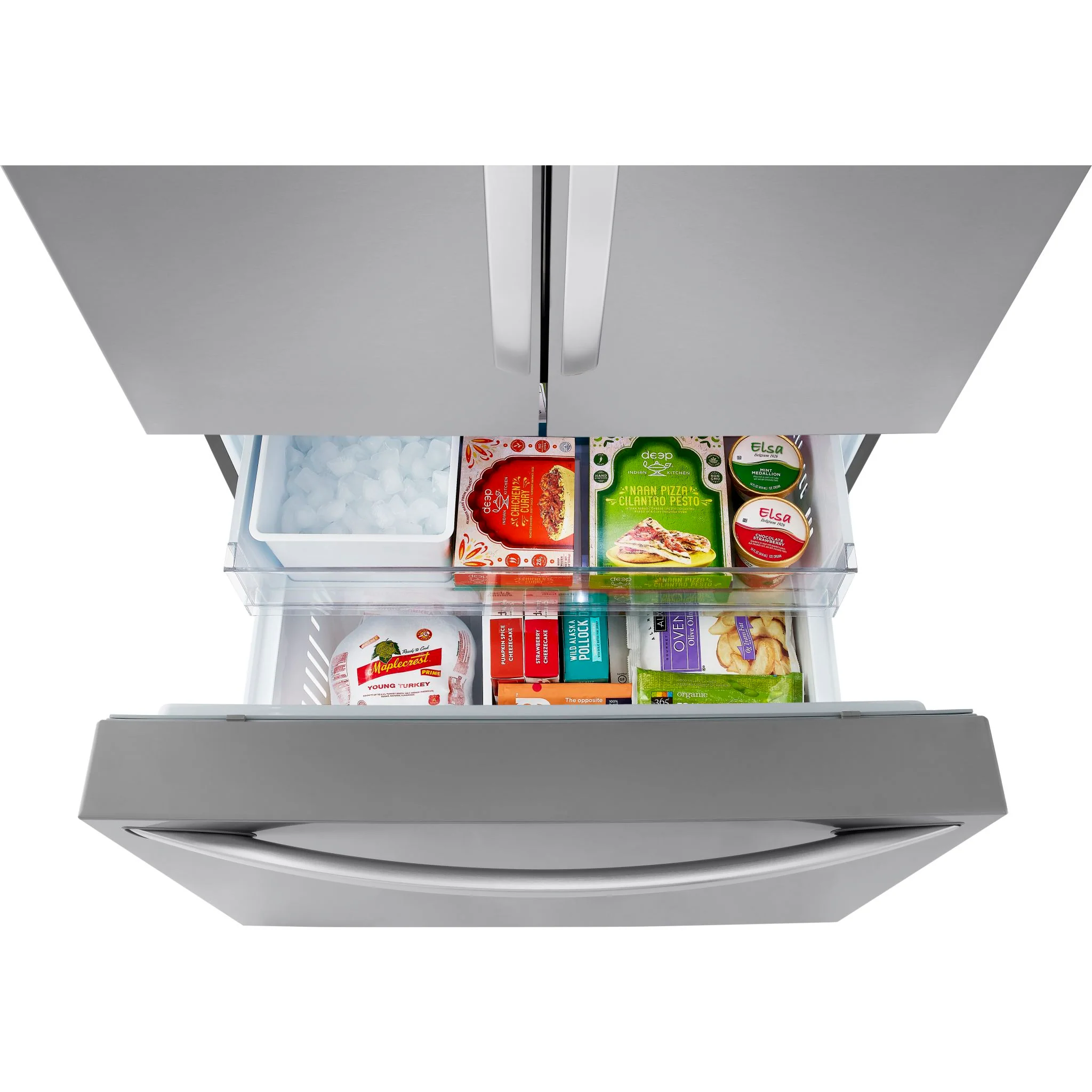 LG 32 cu. ft. 36-inch MAX™ French Door Refrigerator - Stainless Steel - Stainless (LRFLS3206S) - Image 12