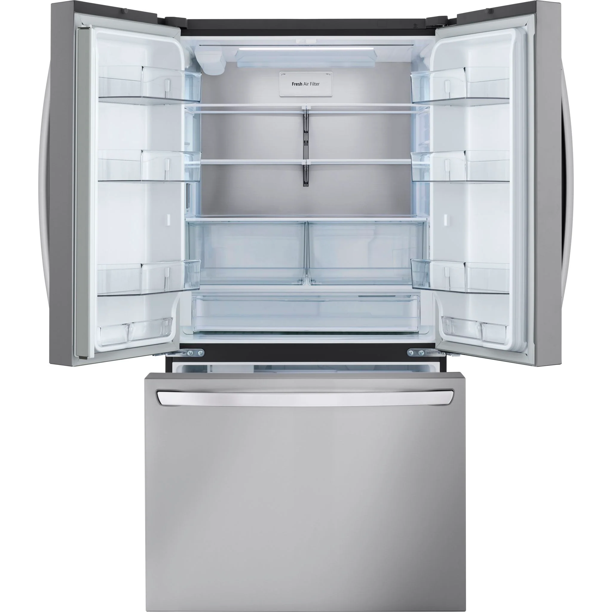 LG 32 cu. ft. 36-inch MAX™ French Door Refrigerator - Stainless Steel - Stainless (LRFLS3206S) - Image 4