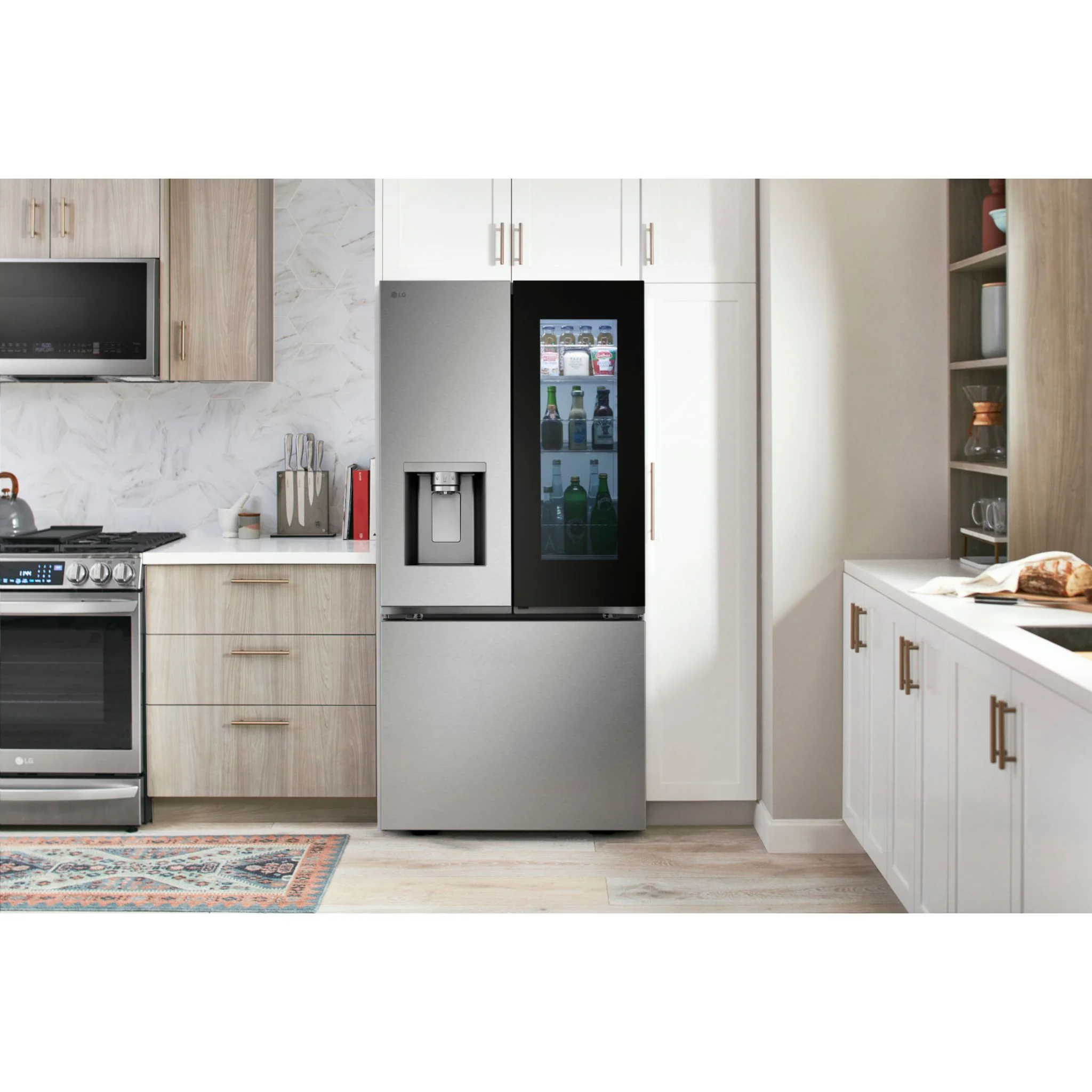 LG 33" Standard-Depth French Door Refrigerator with InstaView - Stainless (LF25S6560S) - Image 5