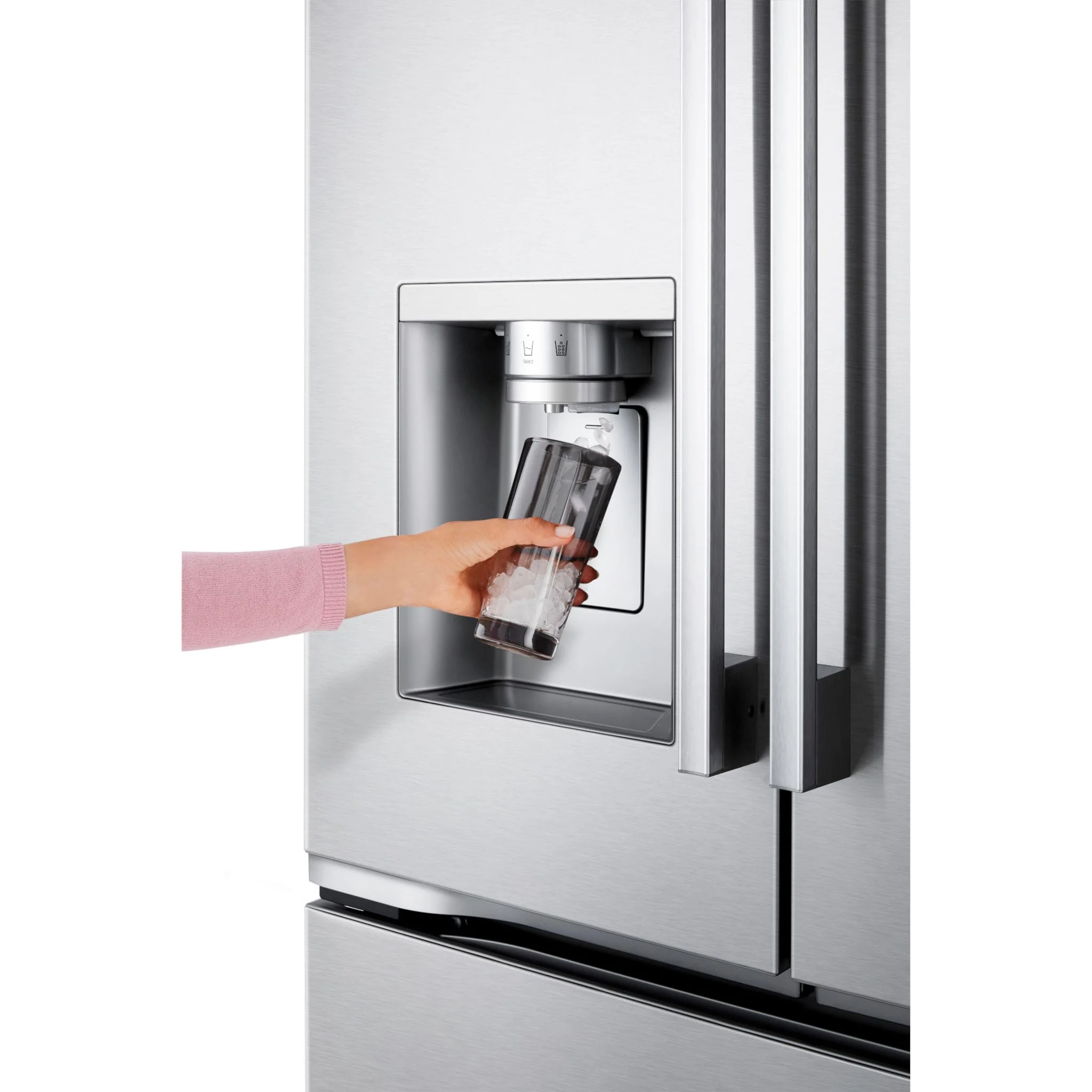 LG 36" French 3-Door Counter-Depth MAX Refrigerator, Zero Clearance, Dual Ice & Tall Ice Water Dispenser - Stainless Steel (LF24Z6330S) - Image 12