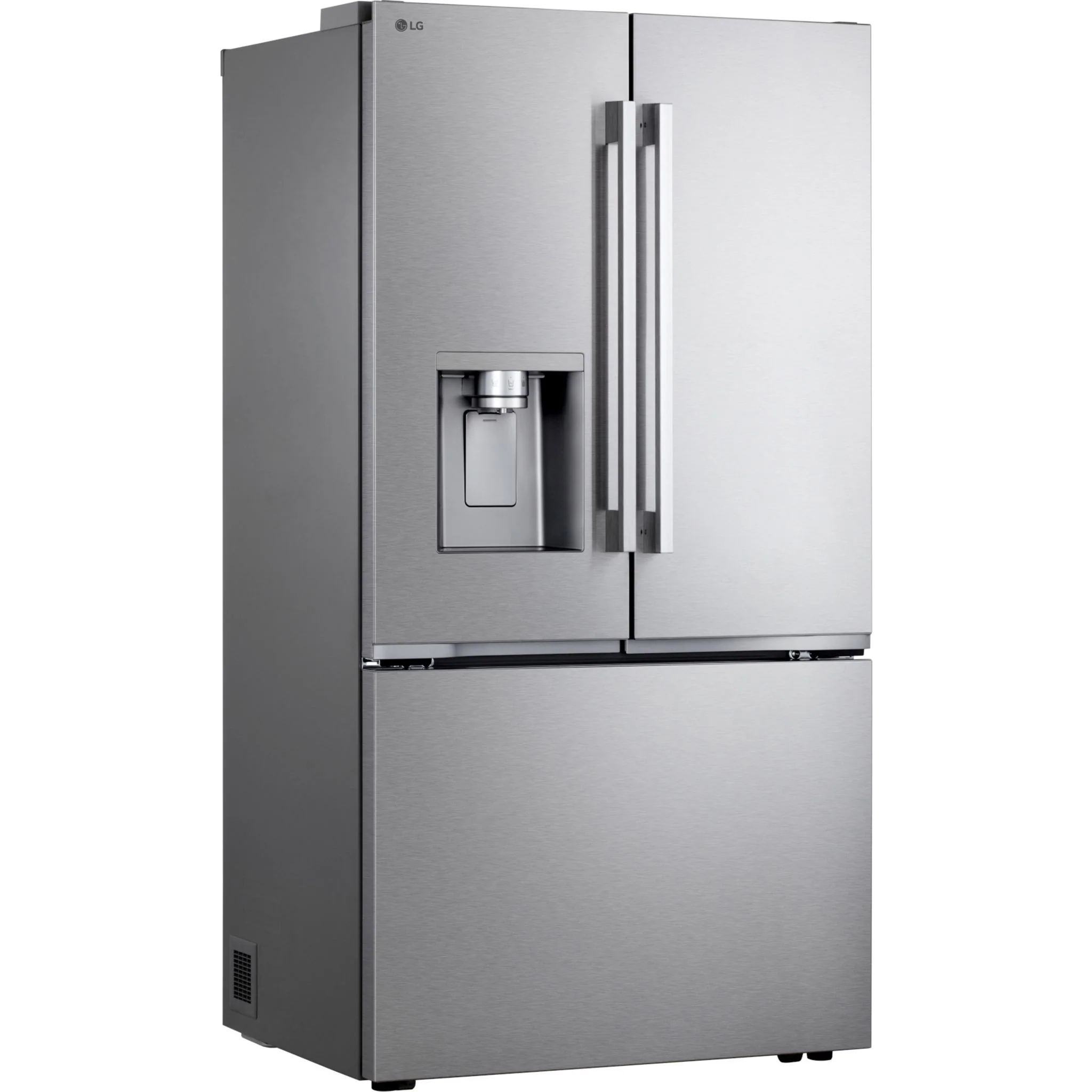 LG 36" French 3-Door Counter-Depth MAX Refrigerator, Zero Clearance, Dual Ice & Tall Ice Water Dispenser - Stainless Steel (LF24Z6330S) - Image 3