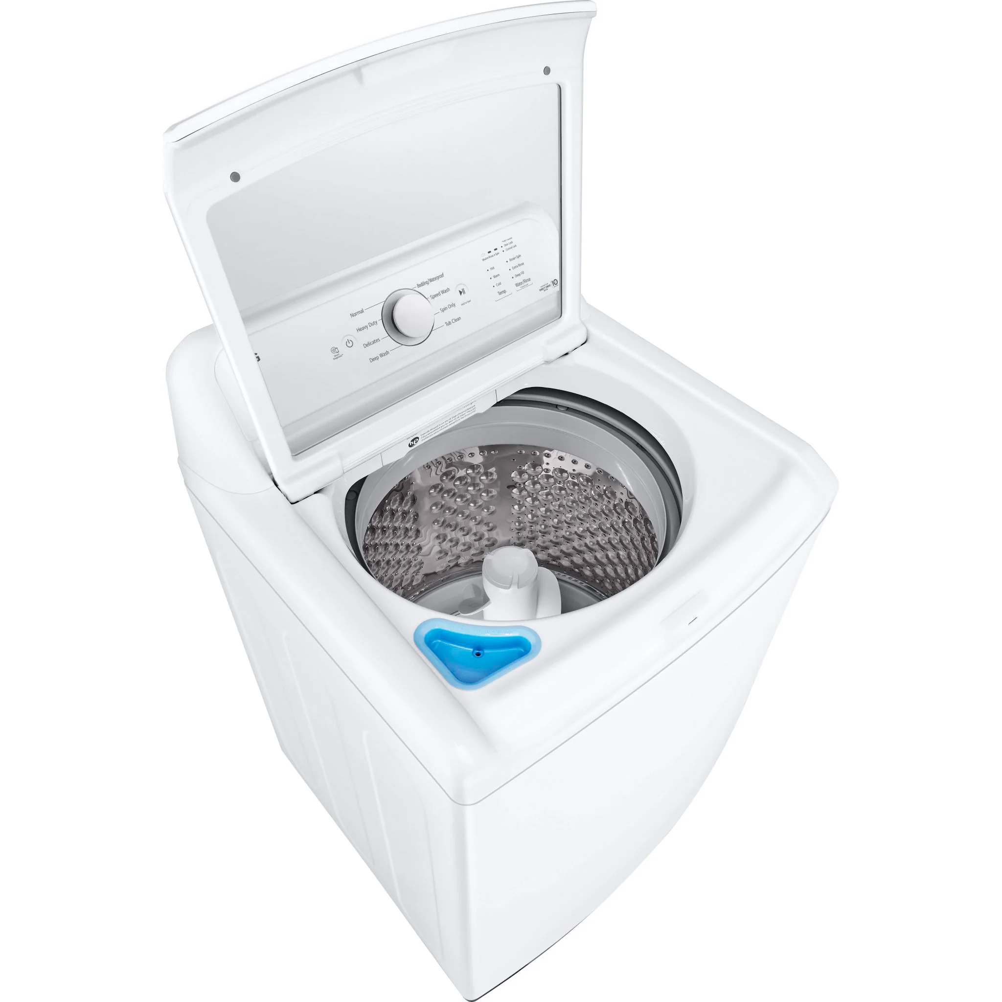 LG 4.1 cu. ft. Capacity Top Load Washer with Agitator and SlamProof Glass Lid - White (WT6105CW) - Image 12