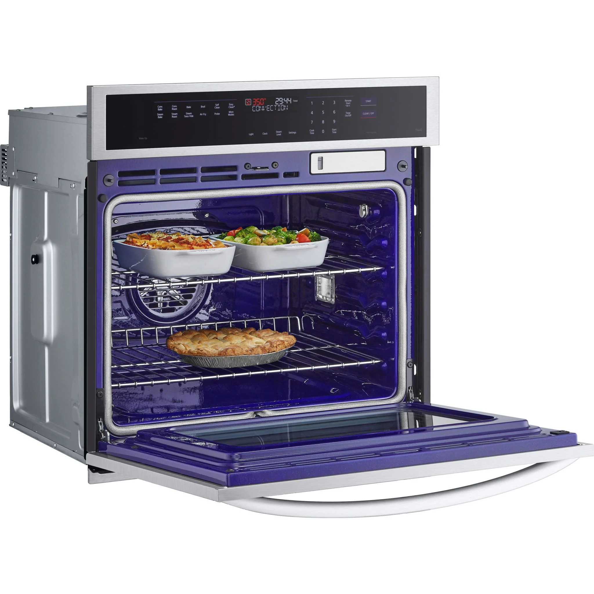 LG 4.7 cu. ft. Smart Wall Oven with InstaView®, True Convection, Air Fry, and Steam Sous Vide - Stainless (WSEP4727F) - Image 19