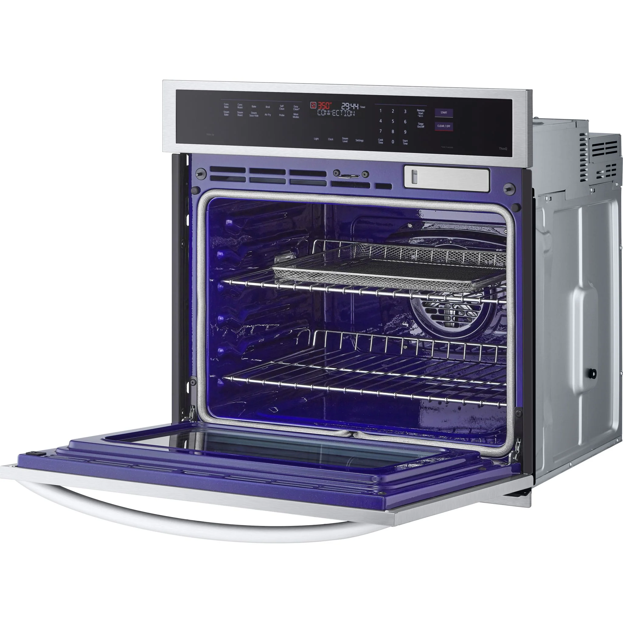 LG 4.7 cu. ft. Smart Wall Oven with InstaView®, True Convection, Air Fry, and Steam Sous Vide - Stainless (WSEP4727F) - Image 27