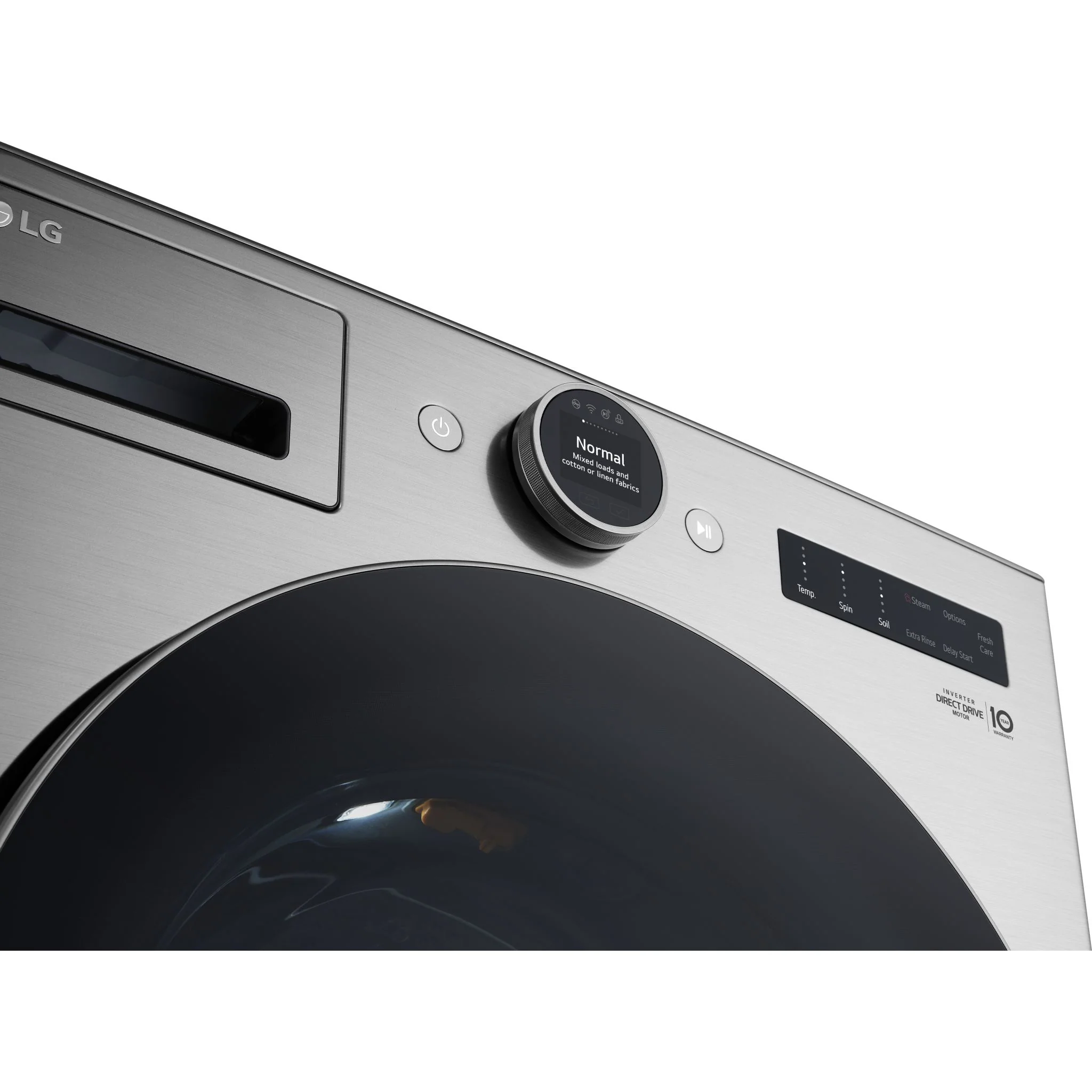 LG 5.2 cu. ft. Capacity Smart Front Load ENERGY STAR® Washer with TurboWash® 360° and AI DD® Built-In Intelligence - VCM (WM5500HVA) - Image 14