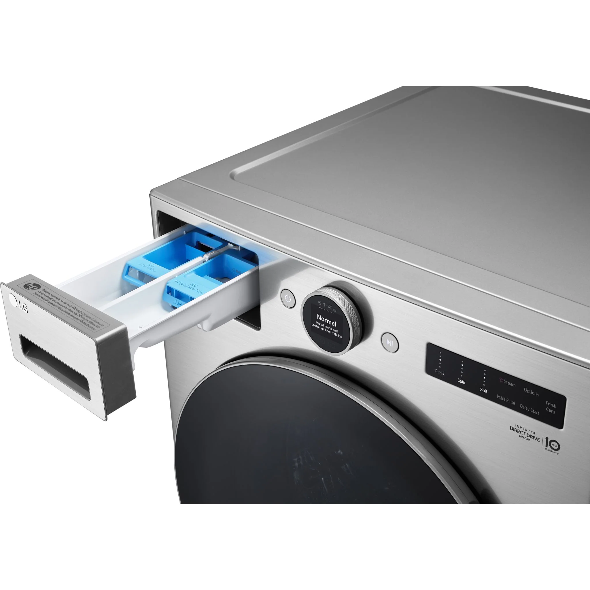 LG 5.2 cu. ft. Capacity Smart Front Load ENERGY STAR® Washer with TurboWash® 360° and AI DD® Built-In Intelligence - VCM (WM5500HVA) - Image 19