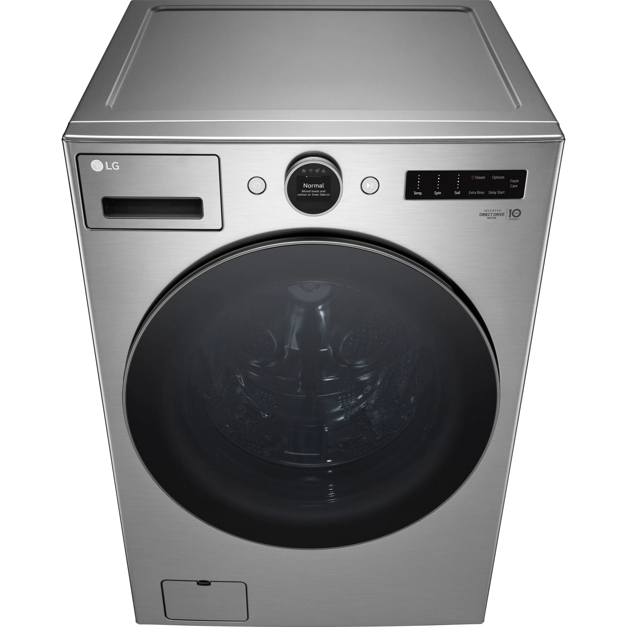 LG 5.2 cu. ft. Capacity Smart Front Load ENERGY STAR® Washer with TurboWash® 360° and AI DD® Built-In Intelligence - VCM (WM5500HVA) - Image 2