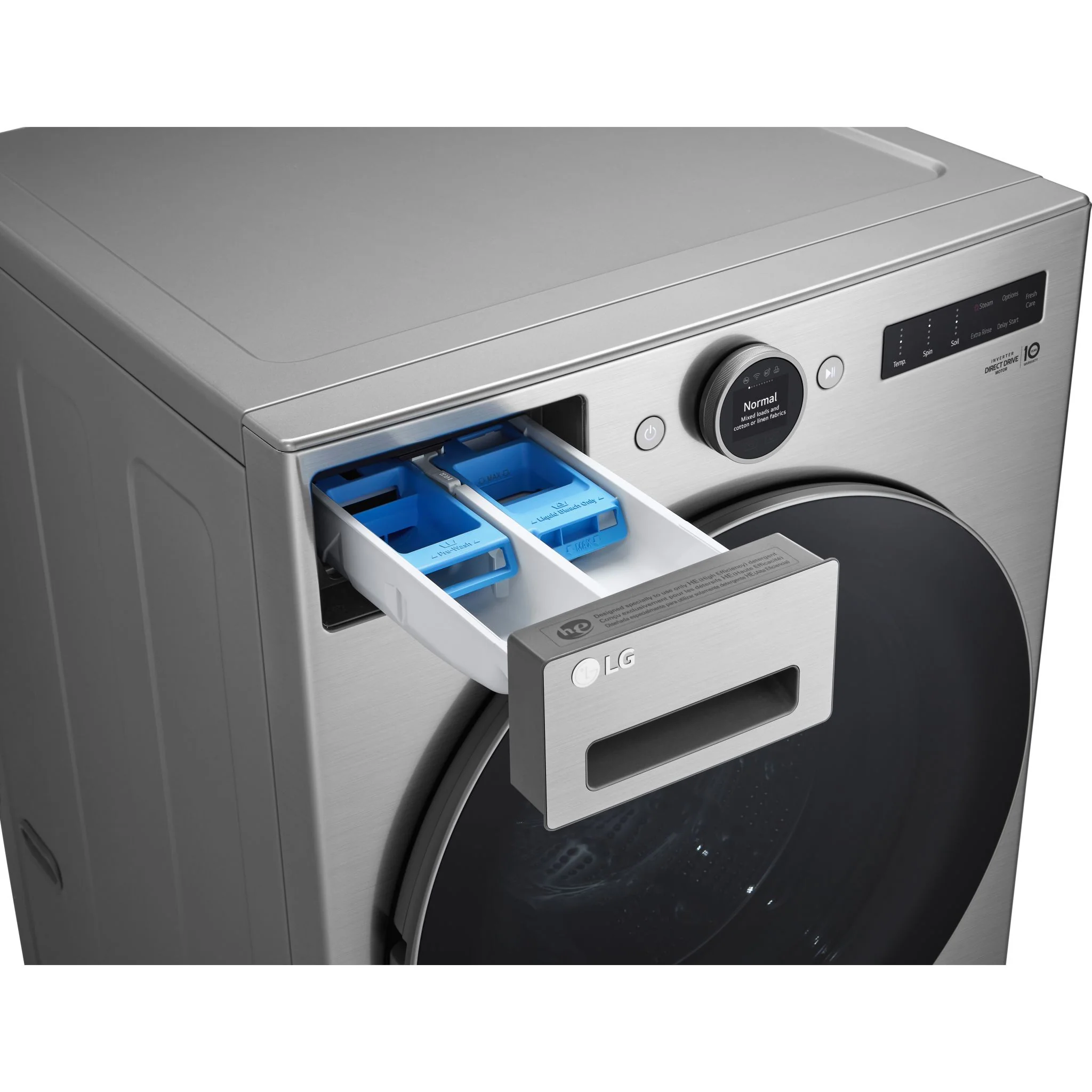 LG 5.2 cu. ft. Capacity Smart Front Load ENERGY STAR® Washer with TurboWash® 360° and AI DD® Built-In Intelligence - VCM (WM5500HVA) - Image 20