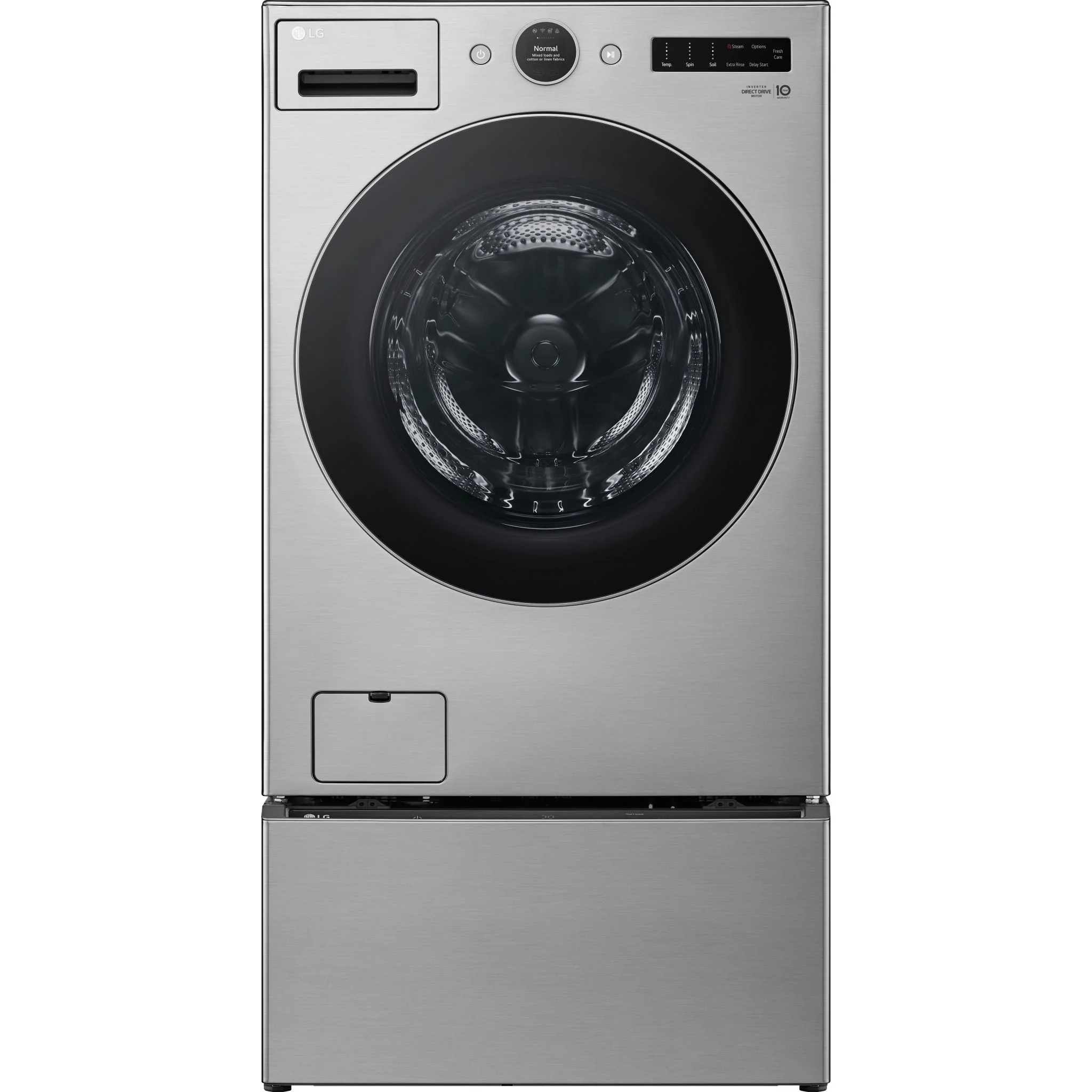 LG 5.2 cu. ft. Capacity Smart Front Load ENERGY STAR® Washer with TurboWash® 360° and AI DD® Built-In Intelligence - VCM (WM5500HVA) - Image 23