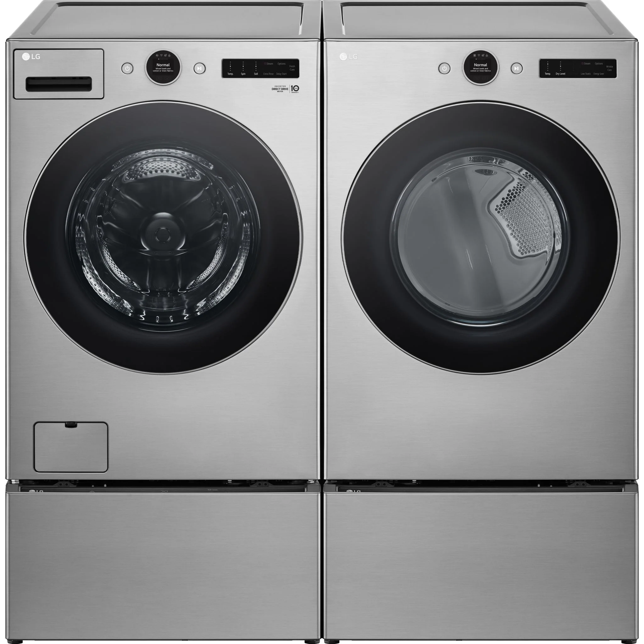 LG 5.2 cu. ft. Capacity Smart Front Load ENERGY STAR® Washer with TurboWash® 360° and AI DD® Built-In Intelligence - VCM (WM5500HVA) - Image 24