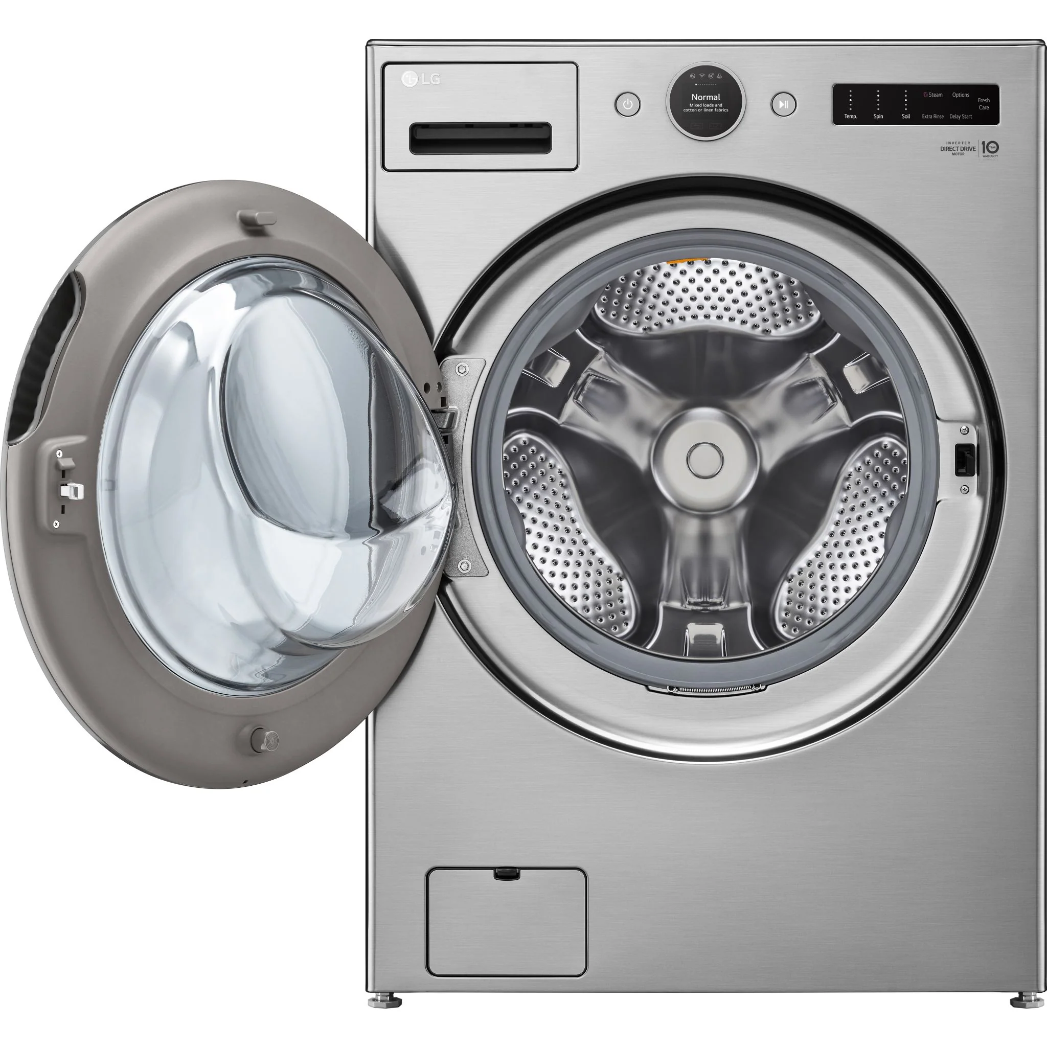 LG 5.2 cu. ft. Capacity Smart Front Load ENERGY STAR® Washer with TurboWash® 360° and AI DD® Built-In Intelligence - VCM (WM5500HVA) - Image 8