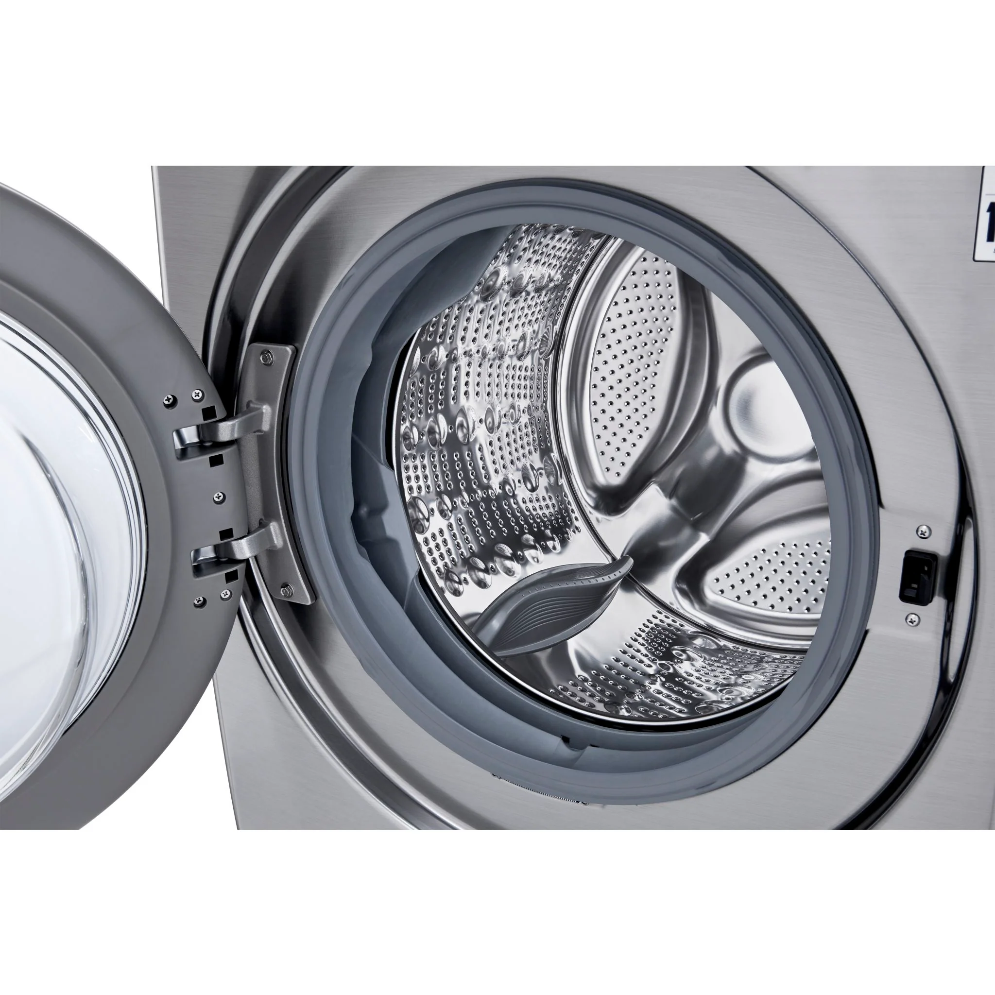 LG 5.2 cu.ft. Ultra Large Capacity Front Load Washer with AI DD™ - Graphite Steel VCM (WM3850HVA) - Image 4