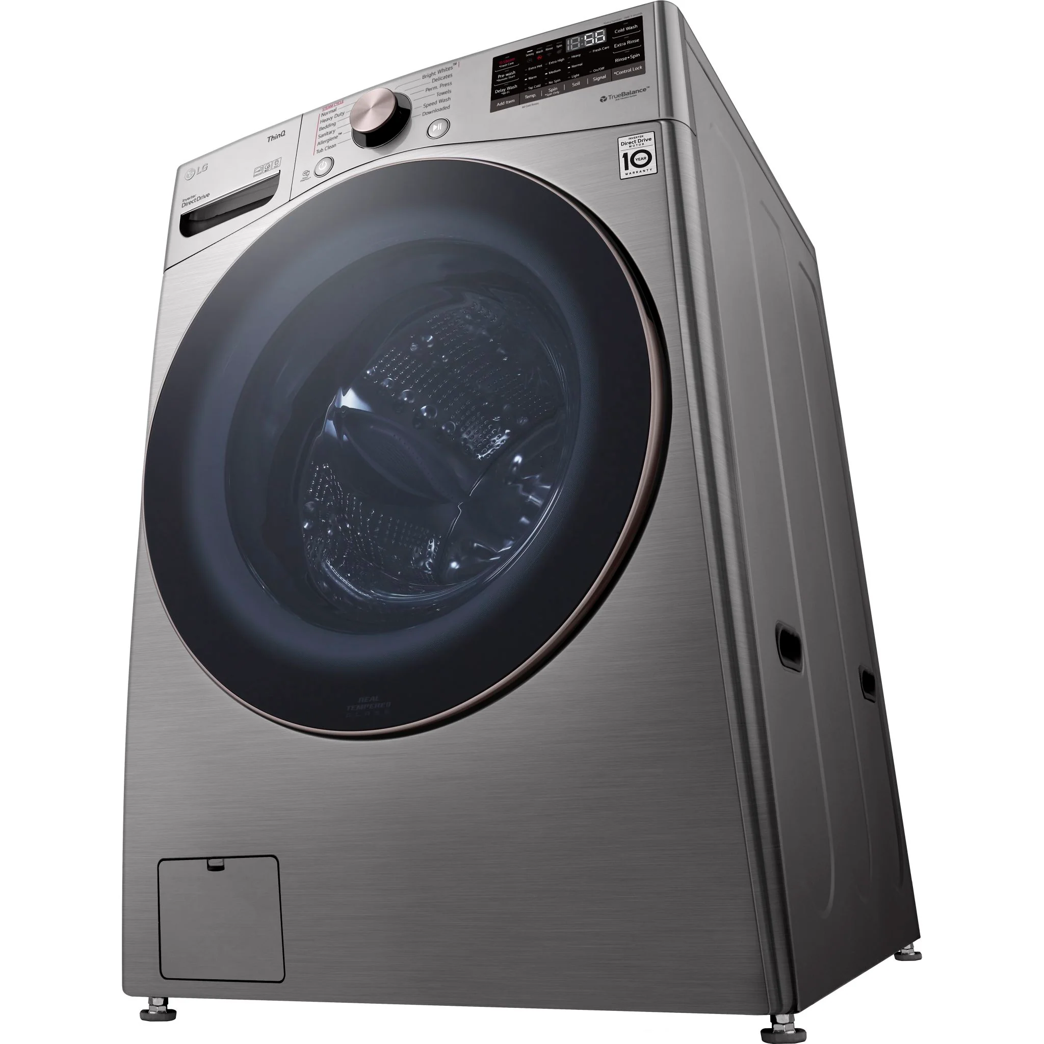 LG 5.2 cu.ft. Ultra Large Capacity Front Load Washer with AI DD™ - Graphite Steel VCM (WM3850HVA) - Image 9