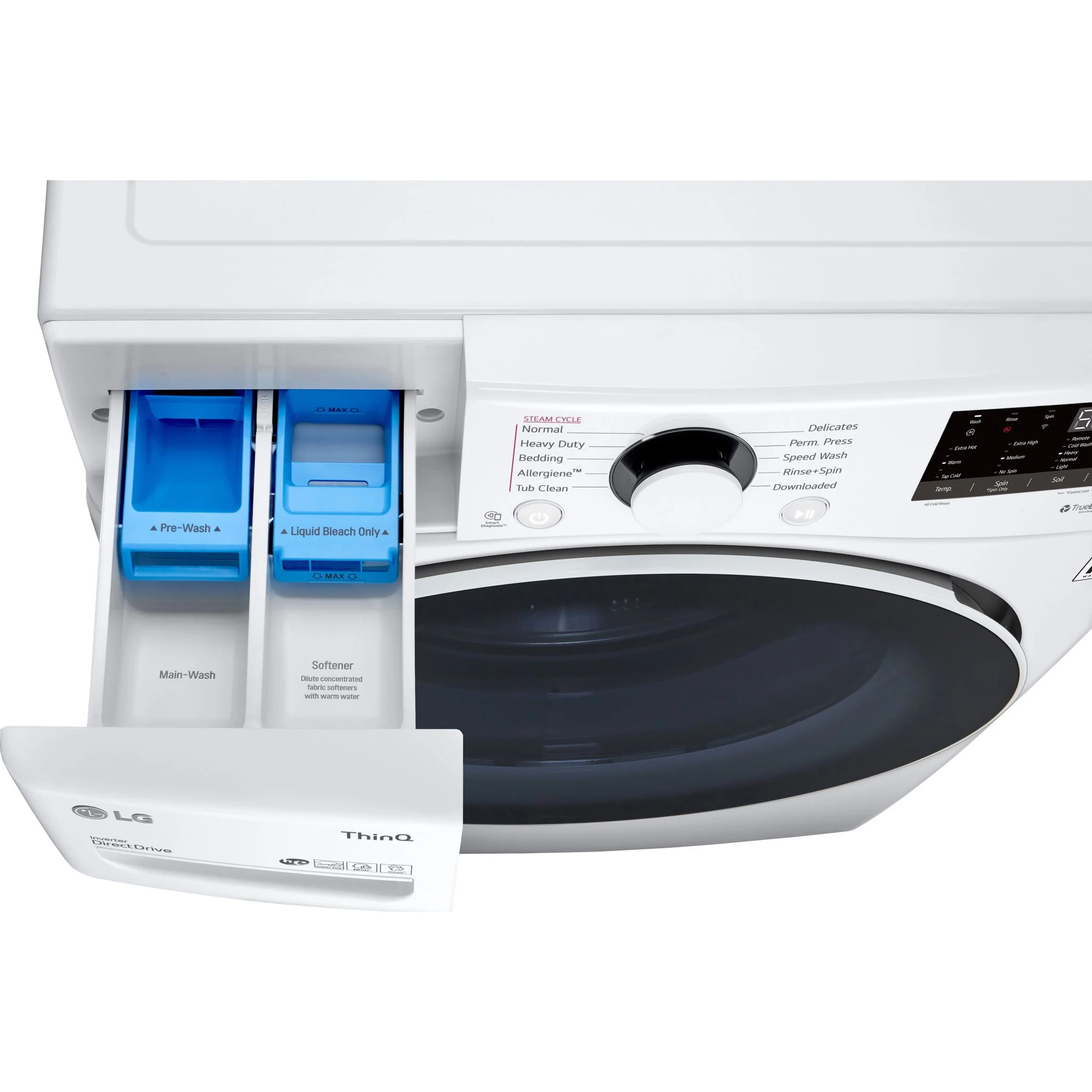 LG 5.2 cu.ft. Ultra Large Capacity Front Load Washer with AI DD™ - White (WM3600HWA) - Image 4