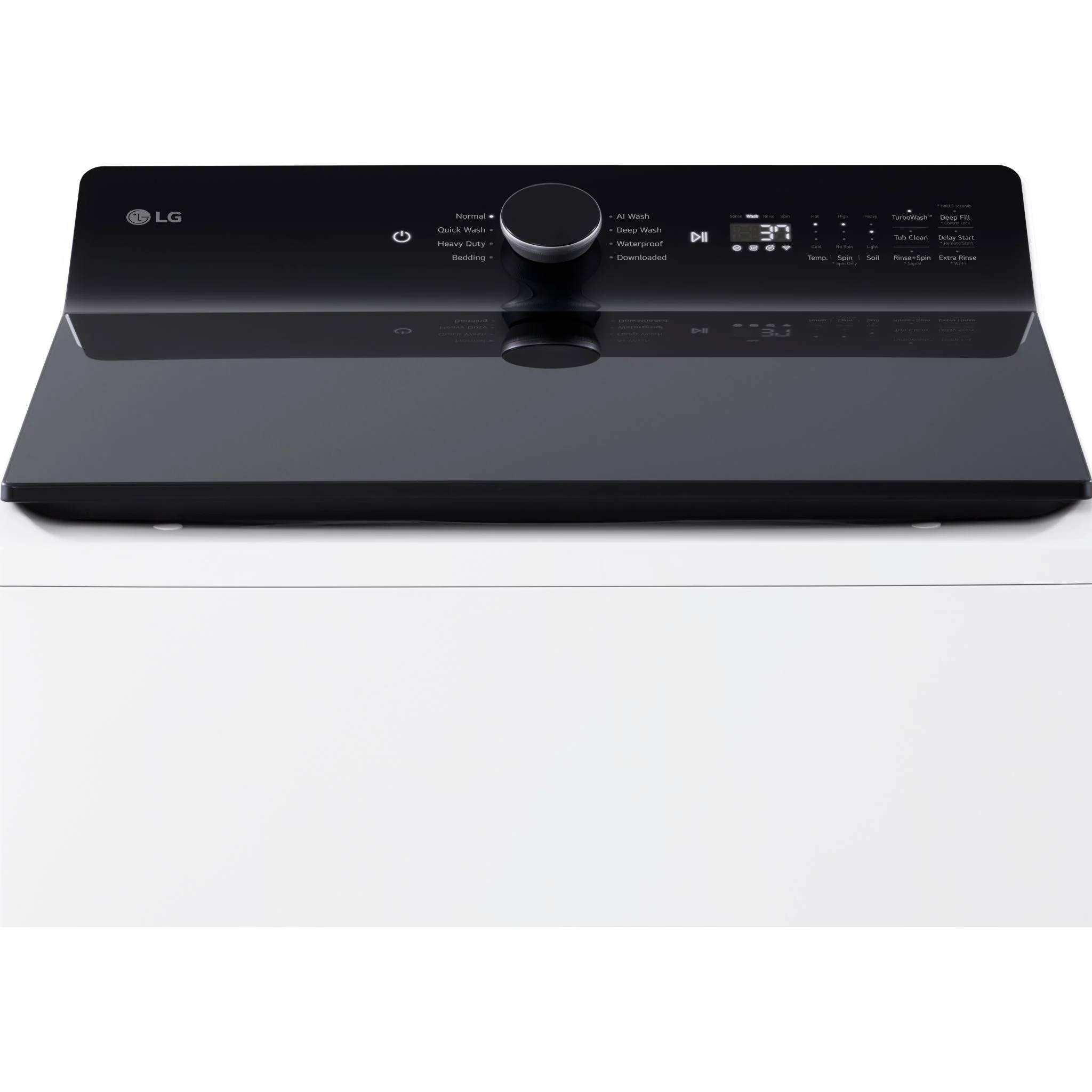 LG 5.3 cu.ft Mega Capacity with EasyUnload™ - Alpine White (WT8405CW) - Image 4