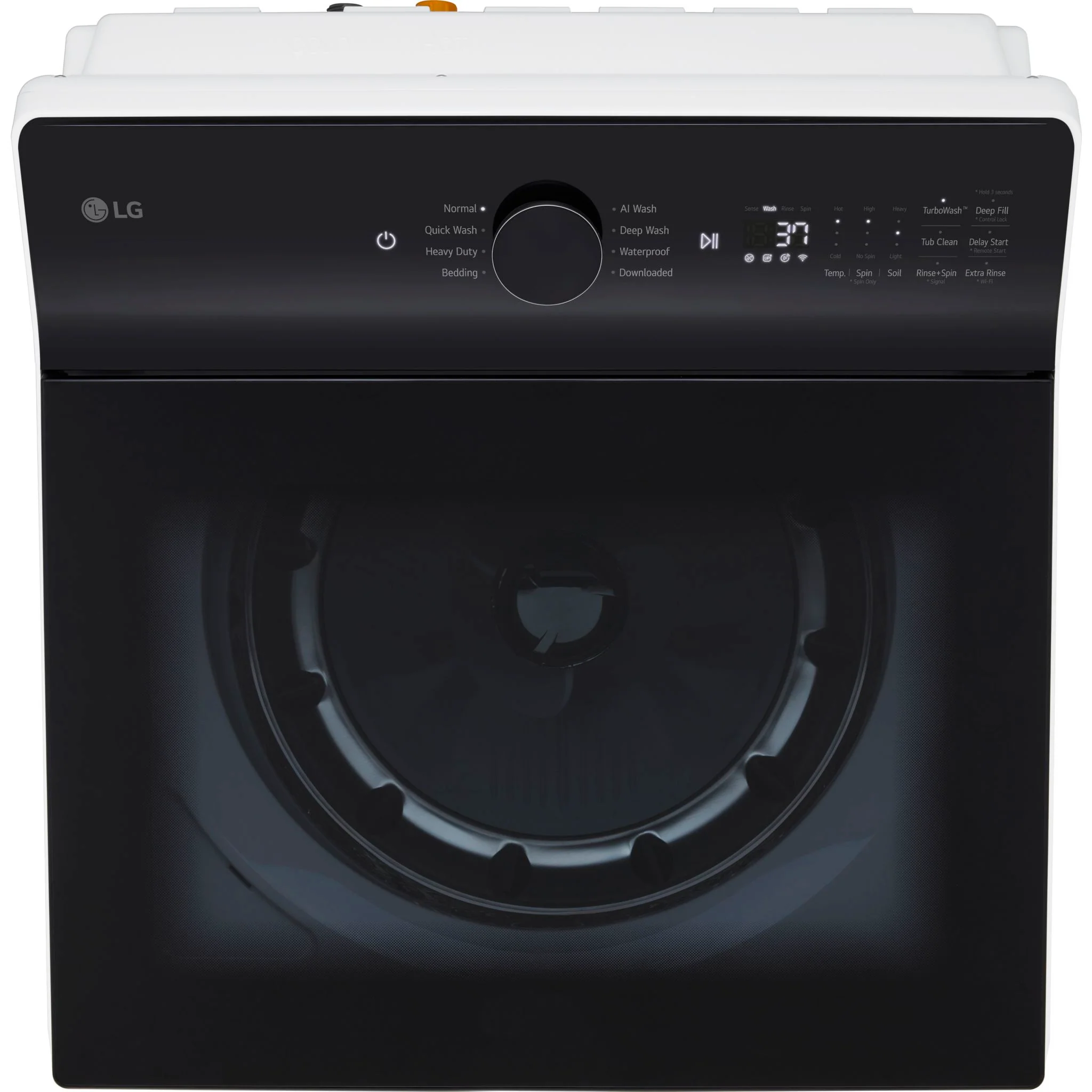 LG 5.3 cu.ft Mega Capacity with EasyUnload™ - Alpine White (WT8405CW) - Image 9