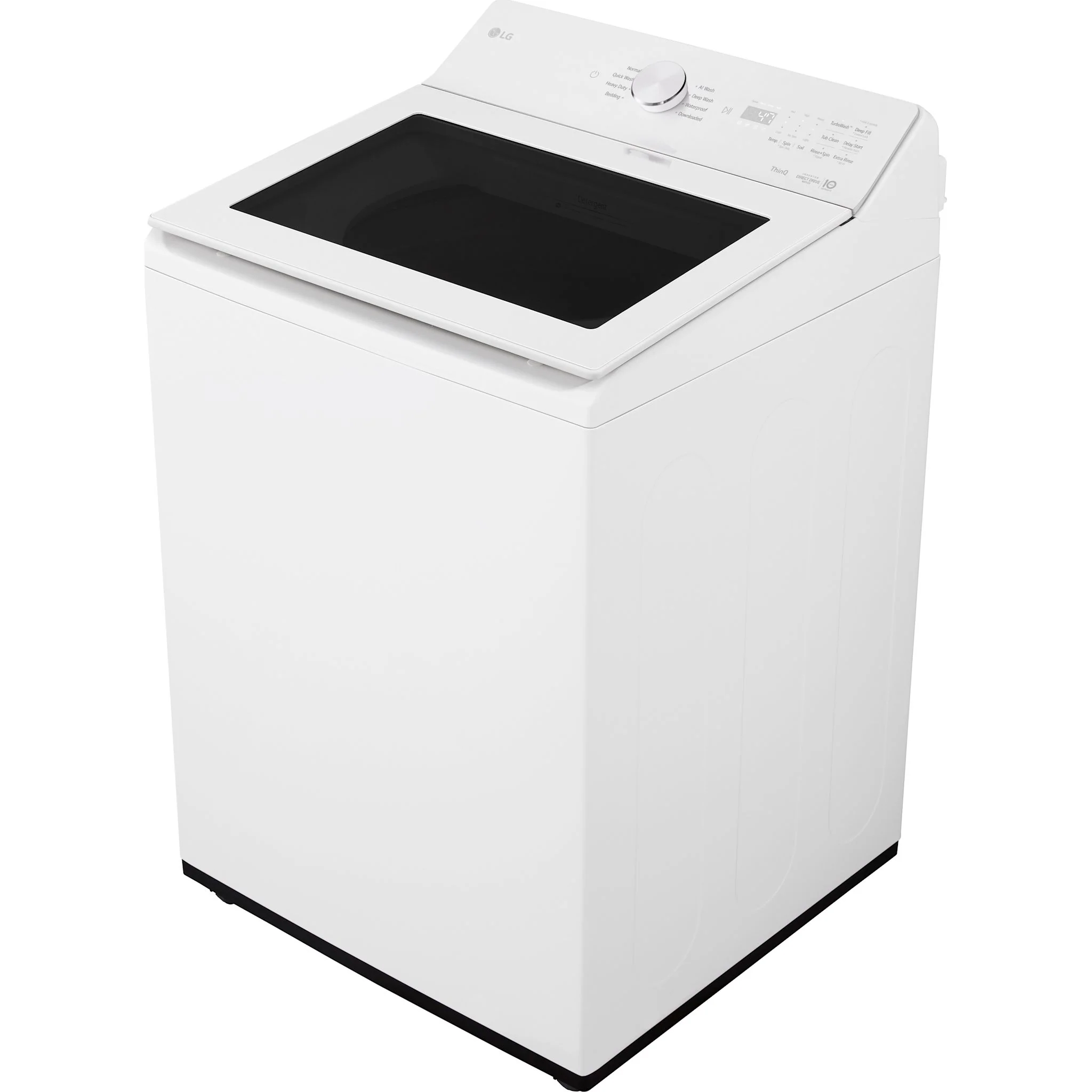LG 5.6 cu.ft Large Capacity Top Load Washer with EasyUnload™ - White (WT8205CW) - Image 2