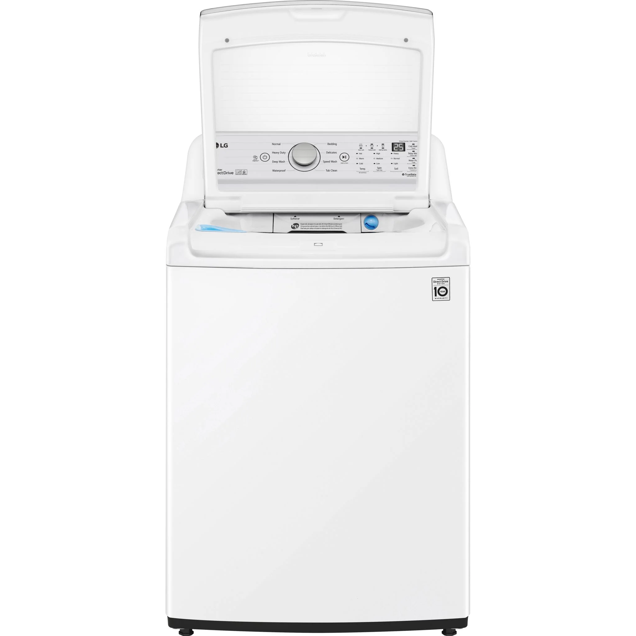 LG 5.8 cu. ft. Capacity Top Load Washer - White (WT7150CW) - Image 2