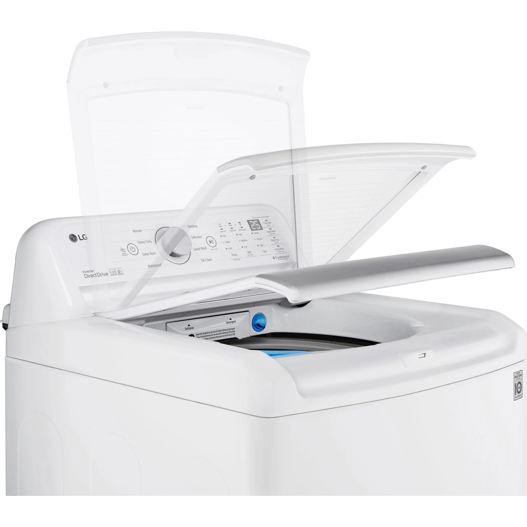LG 5.8 cu. ft. Capacity Top Load Washer - White (WT7150CW) - Image 8