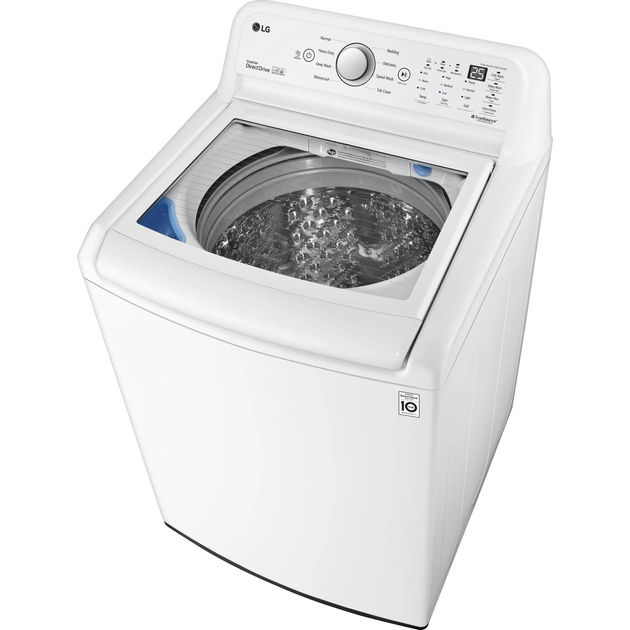 LG 5.8 cu. ft. Capacity Top Load Washer - White (WT7150CW) - Image 9