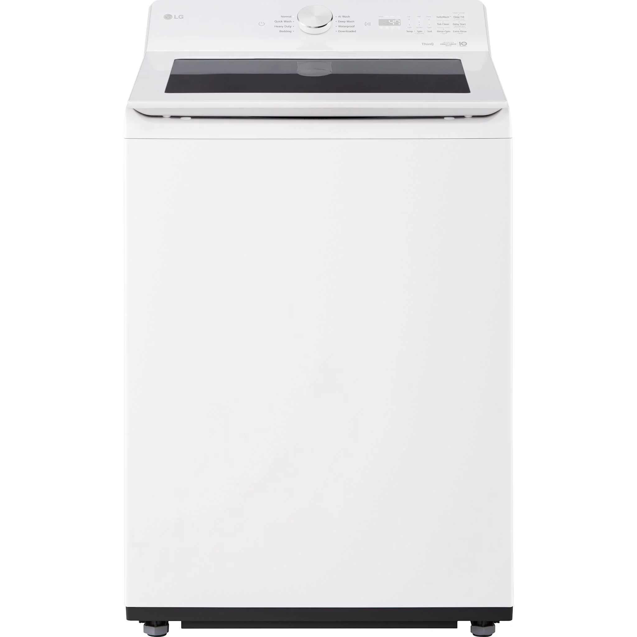 LG 5.8 cu.ft Large Capacity Top Load Washer with EasyUnload™ - White (WT8200CW) - Image 2
