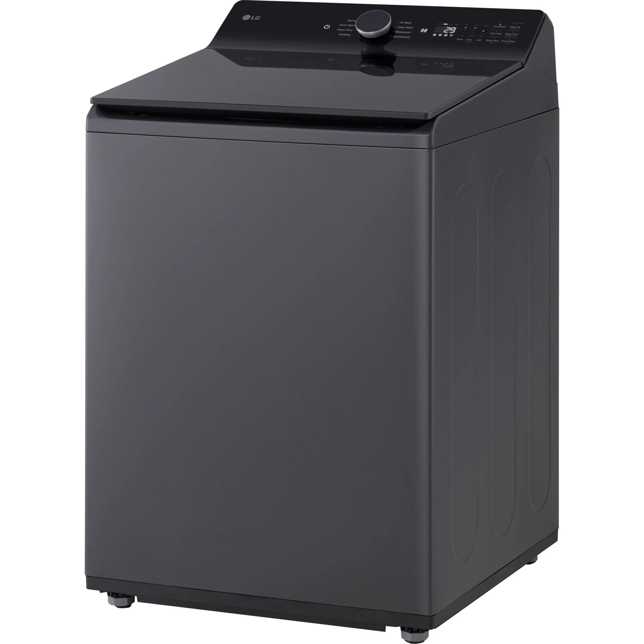LG 6.1 cu.ft Mega Capacity with EasyUnload™ - Matt Black (WT8405CB) - Image 17