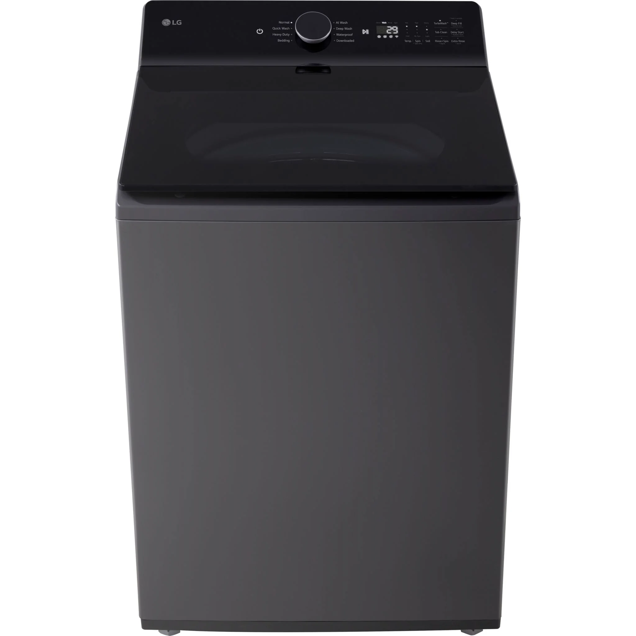 LG 6.1 cu.ft Mega Capacity with EasyUnload™ - Matt Black (WT8405CB) - Image 8