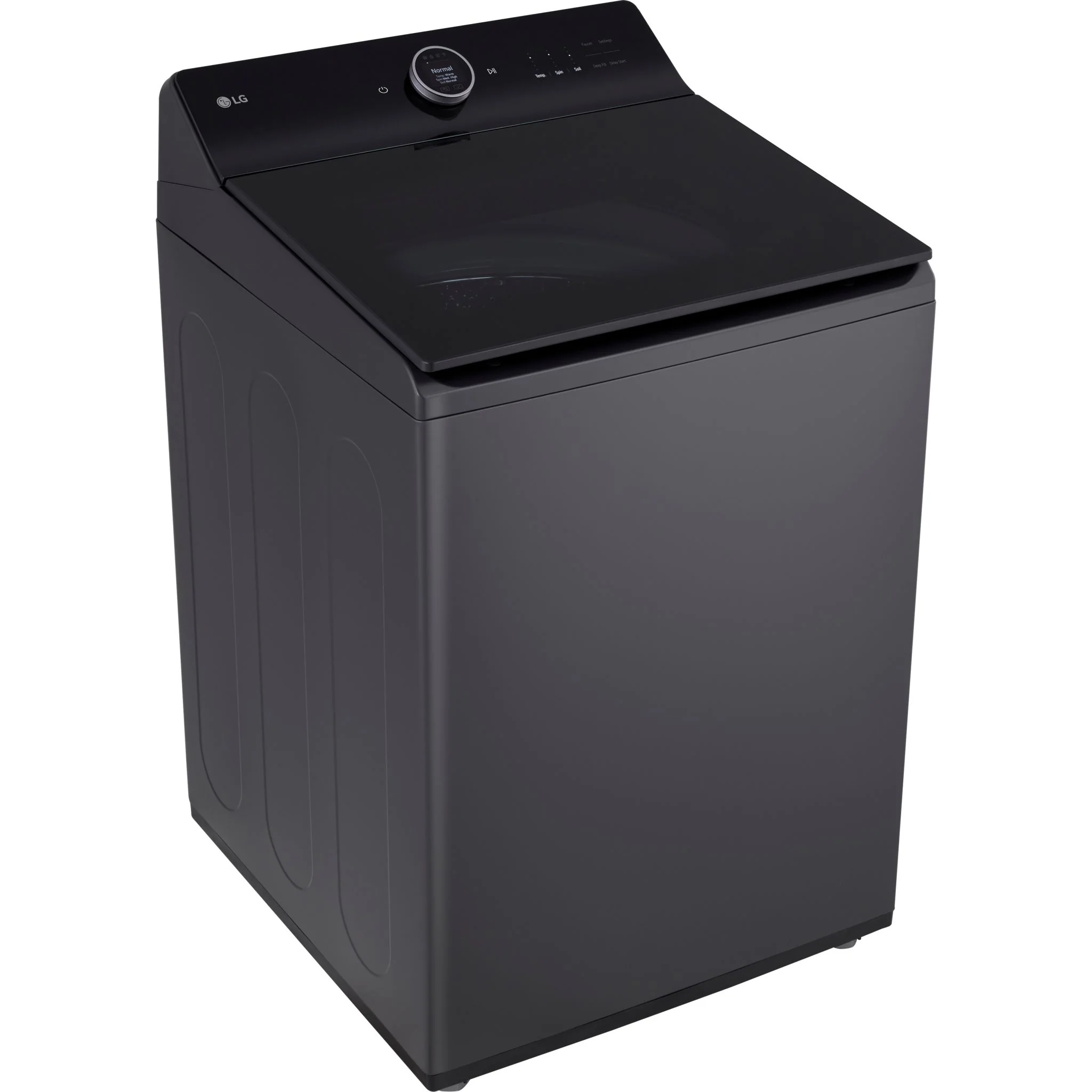 LG 6.3 cu.ft Mega Capacity Top loader with ezDispense™ - Matt Black (WT8600CB) - Image 3