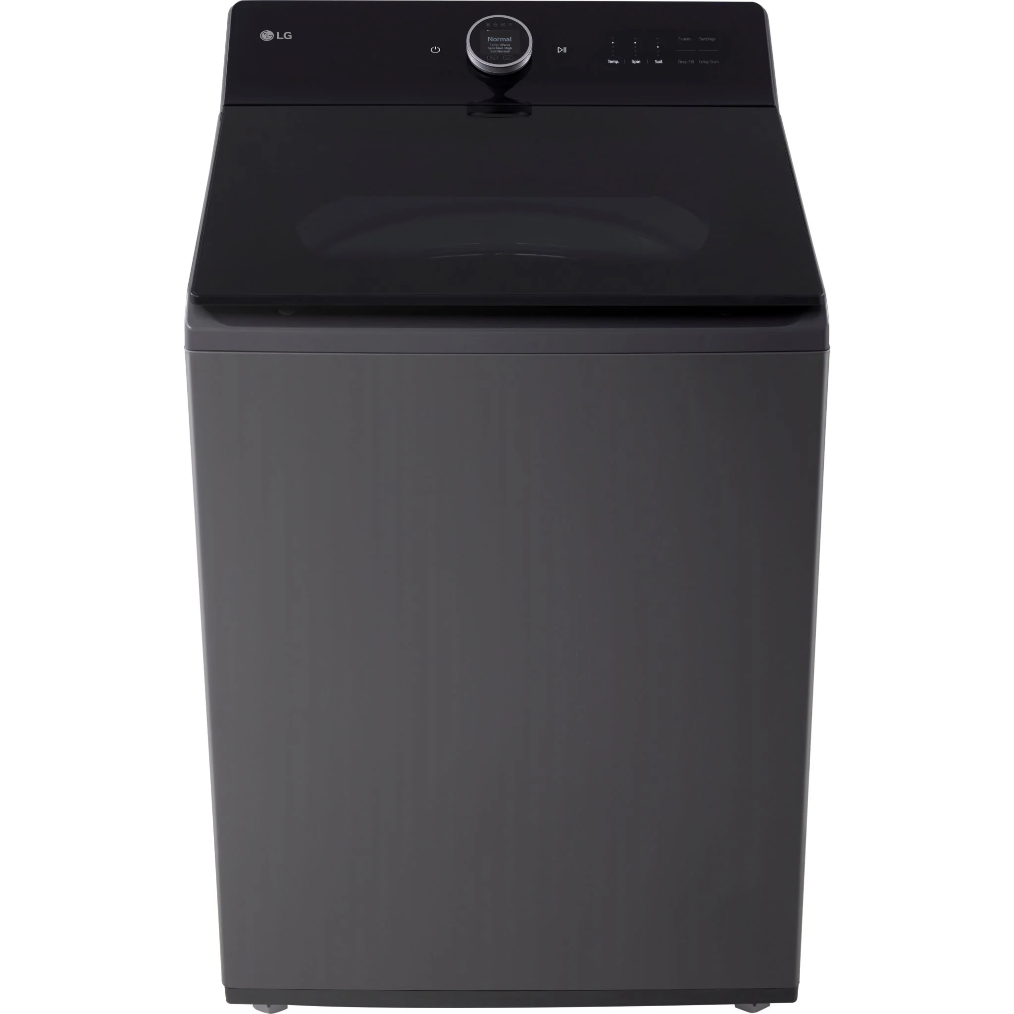 LG 6.3 cu.ft Mega Capacity Top loader with ezDispense™ - Matt Black (WT8600CB) - Image 5