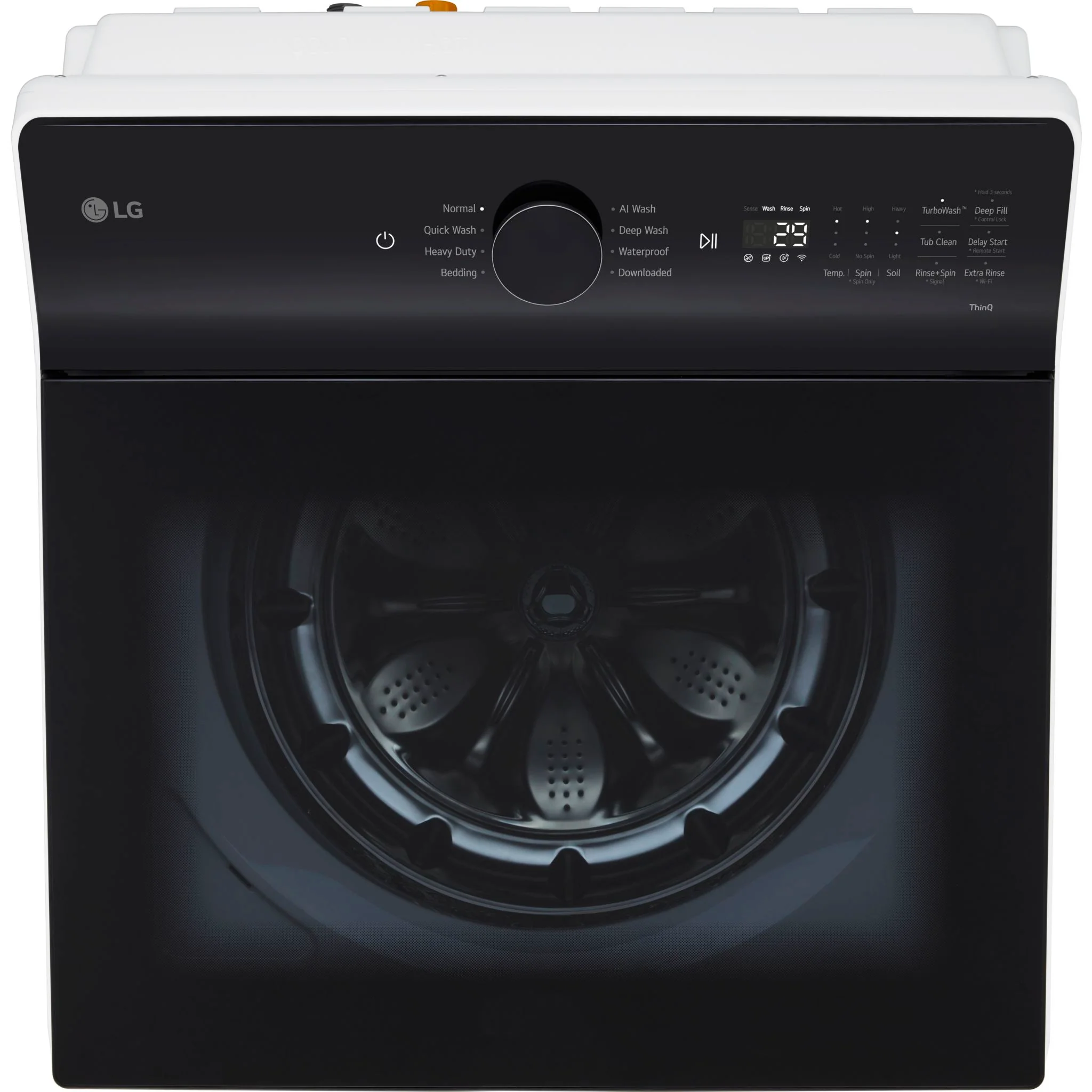 LG 6.3 cu.ft Mega Capacity with EasyUnload™ - Alpine White (WT8400CW) - Image 9