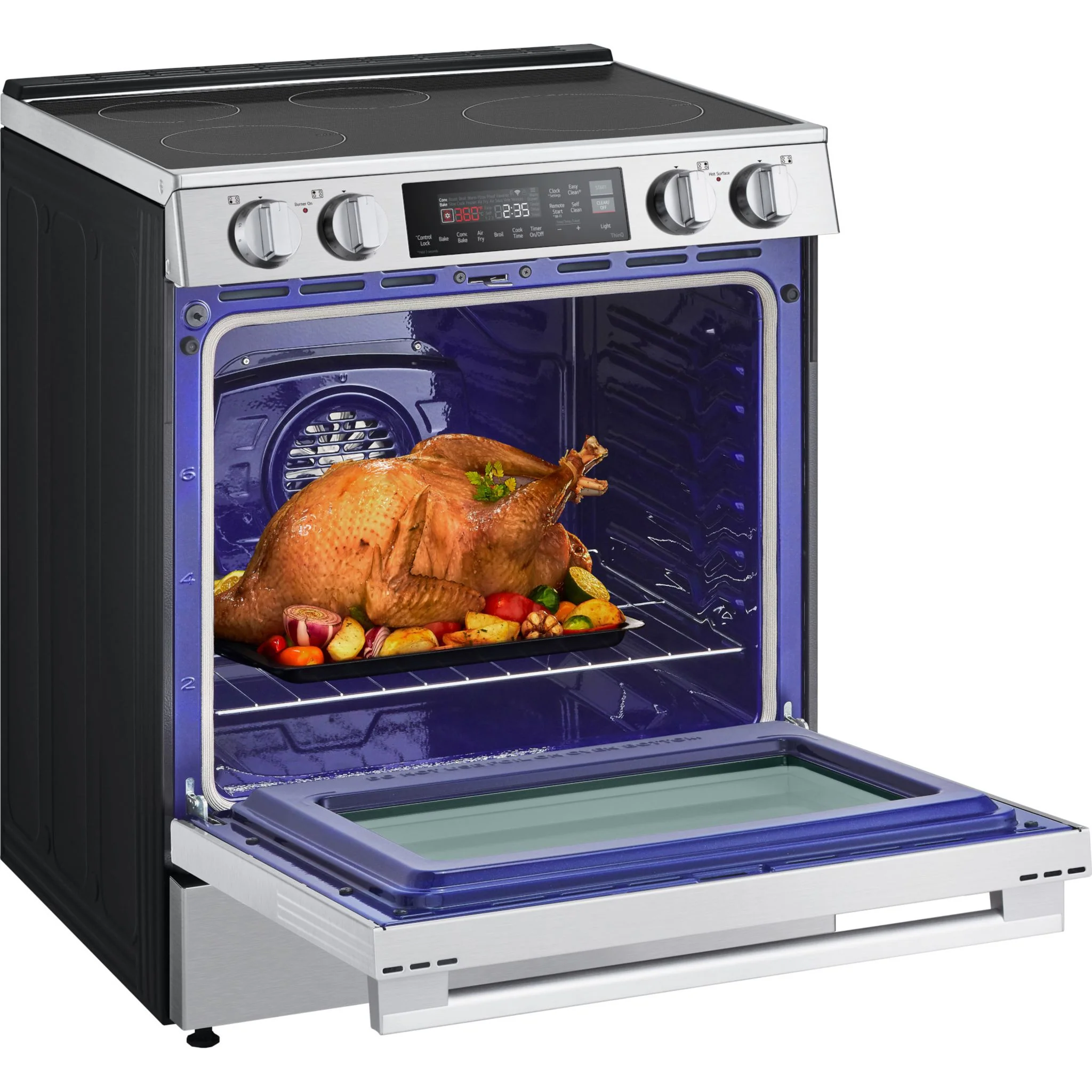 LG 6.3 cu. ft. Smart Induction Slide-In Range with ProBake Convection® and Air Fry - Stainles Steel (LSIL6334XE) - Image 12