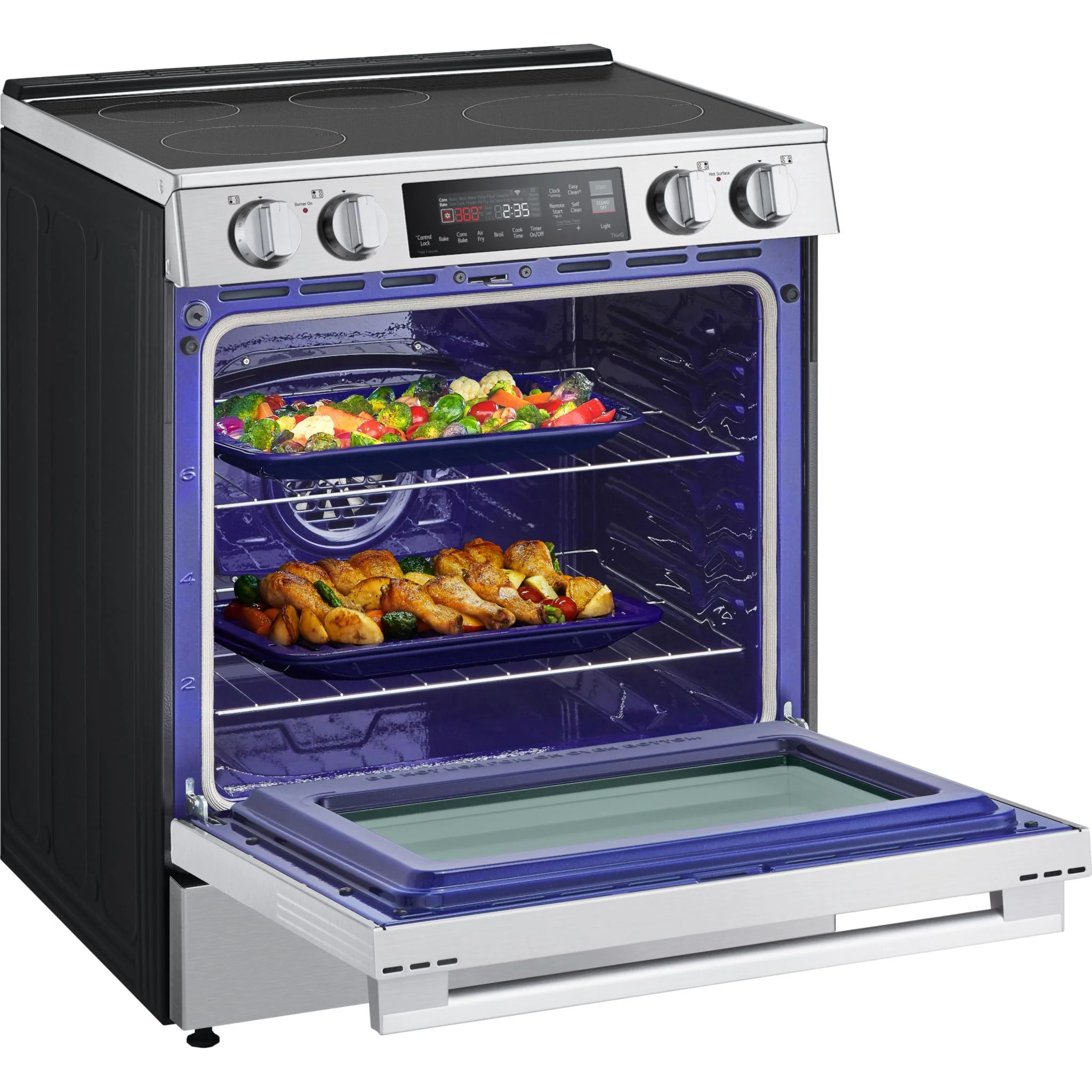 LG 6.3 cu. ft. Smart Induction Slide-In Range with ProBake Convection® and Air Fry - Stainles Steel (LSIL6334XE) - Image 14