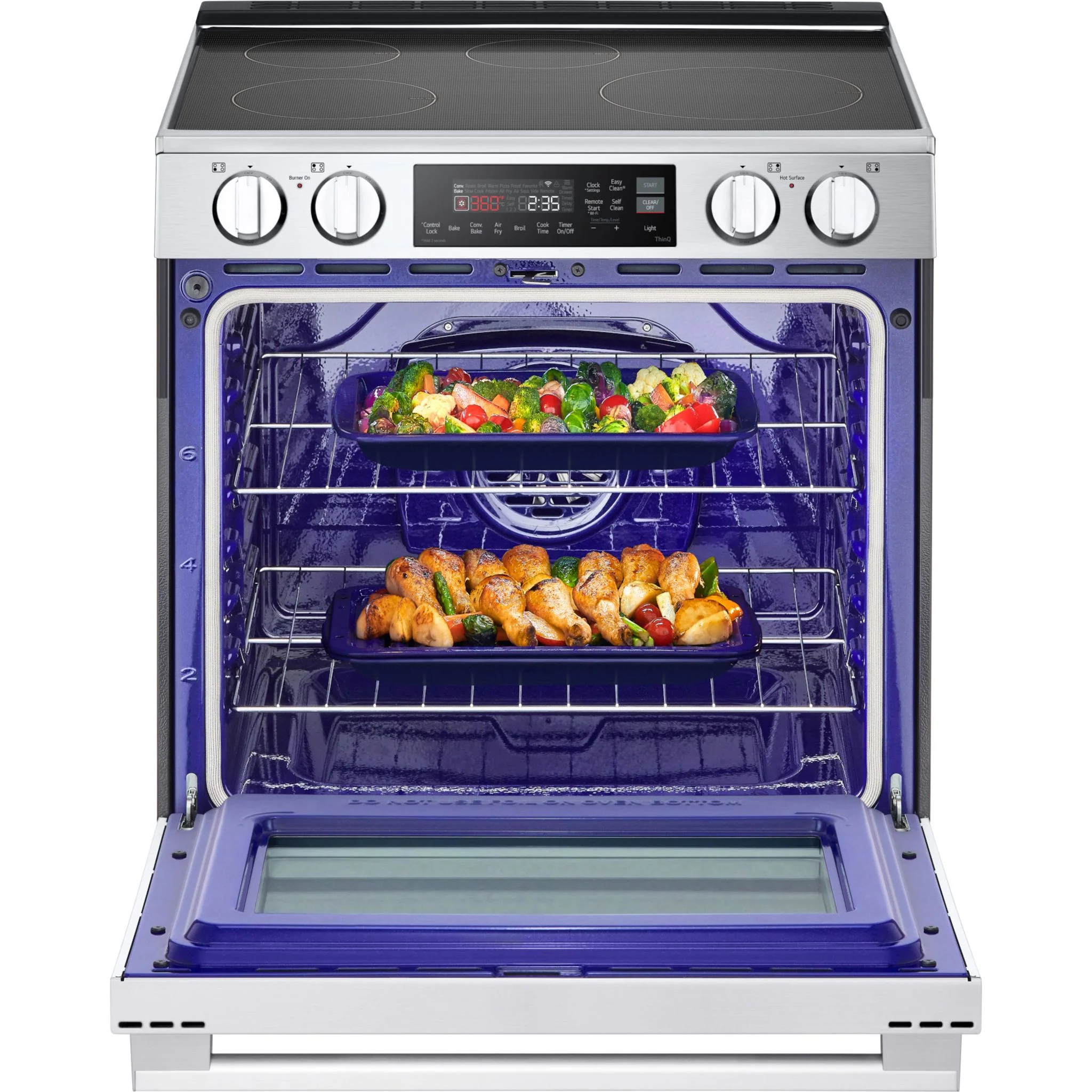 LG 6.3 cu. ft. Smart Induction Slide-In Range with ProBake Convection® and Air Fry - Stainles Steel (LSIL6334XE) - Image 8