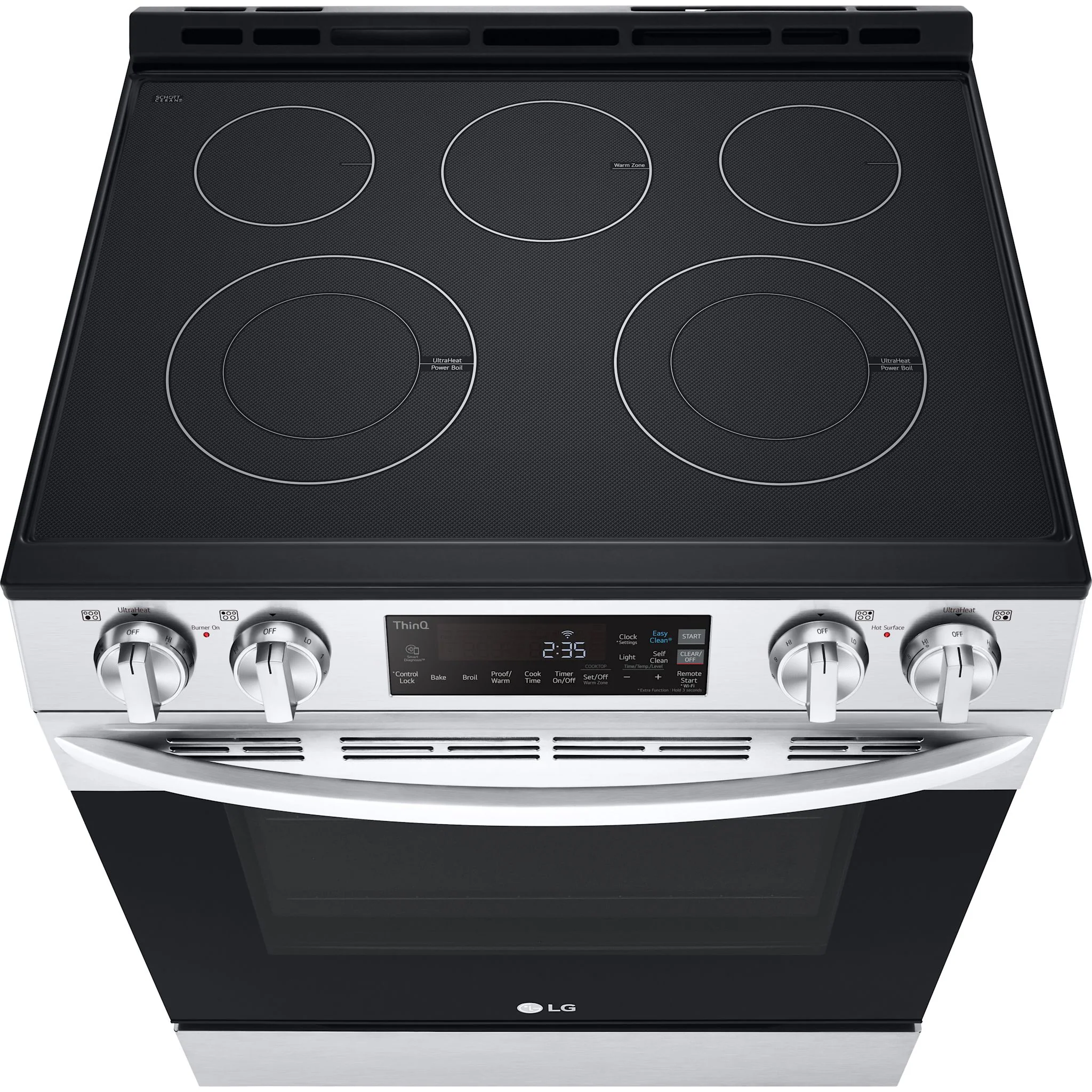 LG 6.3 cu ft. Smart Wi-Fi Enabled Electric Slide-in Range with EasyClean - Stainless (LSEL6331F) - Image 8