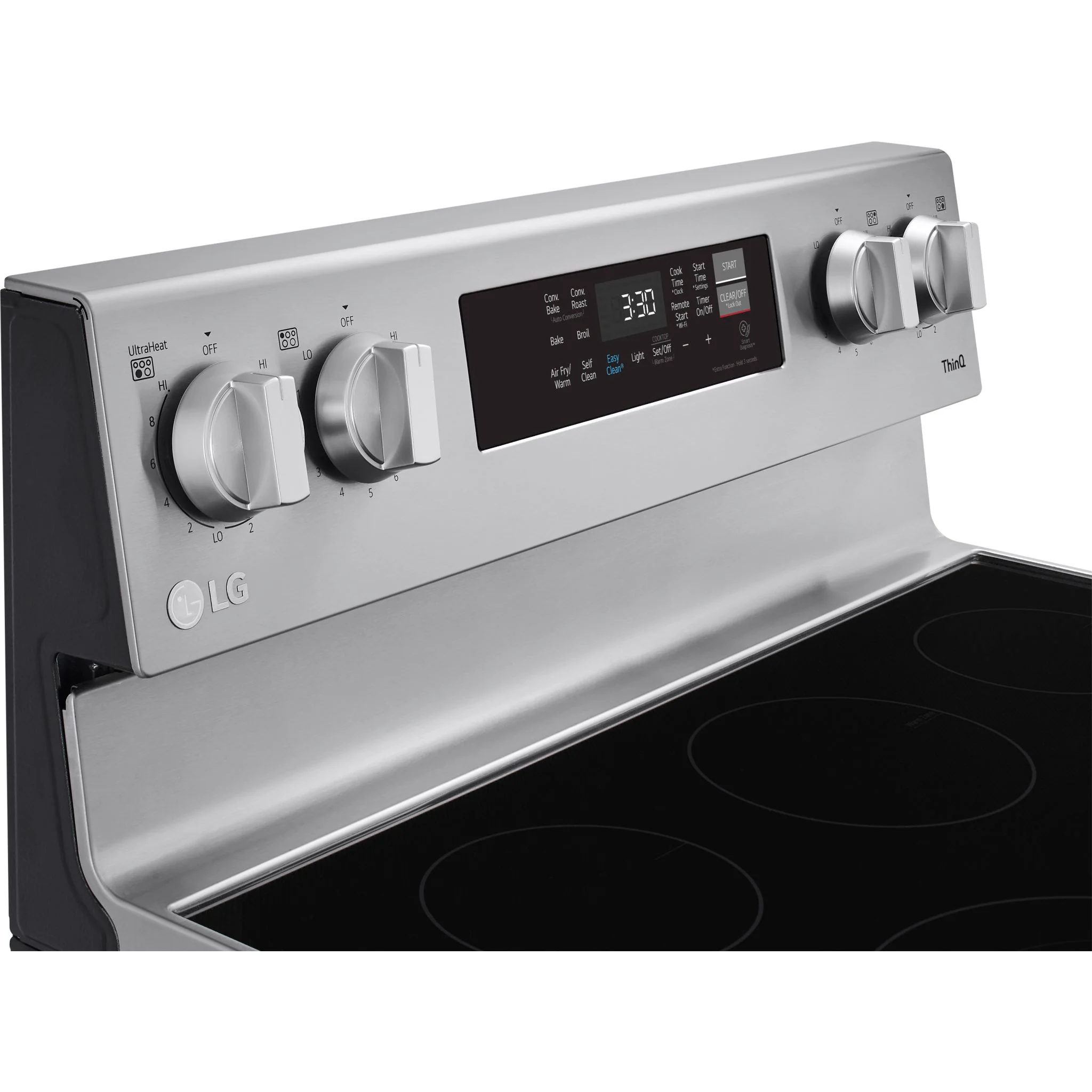 LG 6.3 cu ft. Smart Wi-Fi Enabled Fan Convection Electric Range with Air Fry & EasyClean - Stainless (LREL6323S) - Image 13