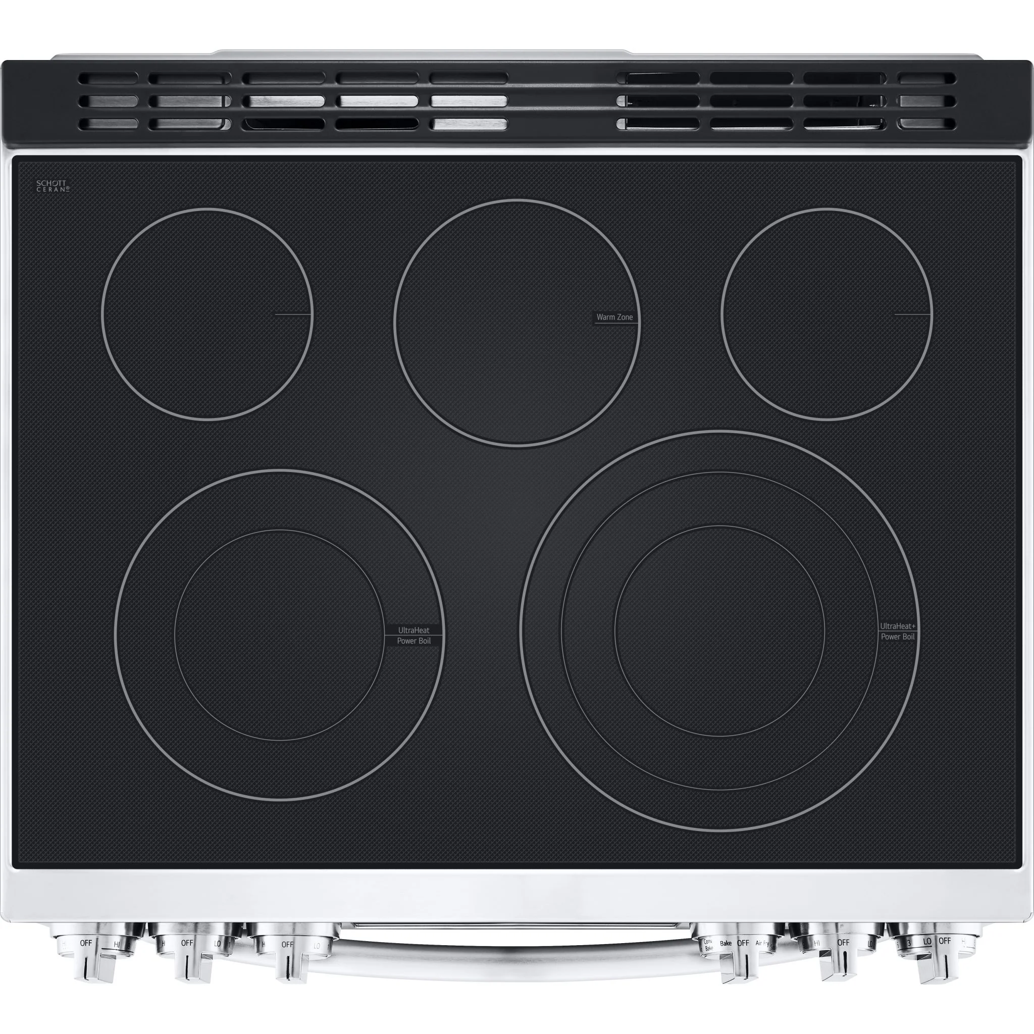 LG 6.3 cu ft. Smart Wi-Fi Enabled ProBake Convection® InstaView™ Electric Slide-in Range with Air Fry - Stainless (LSEL6337F) - Image 7