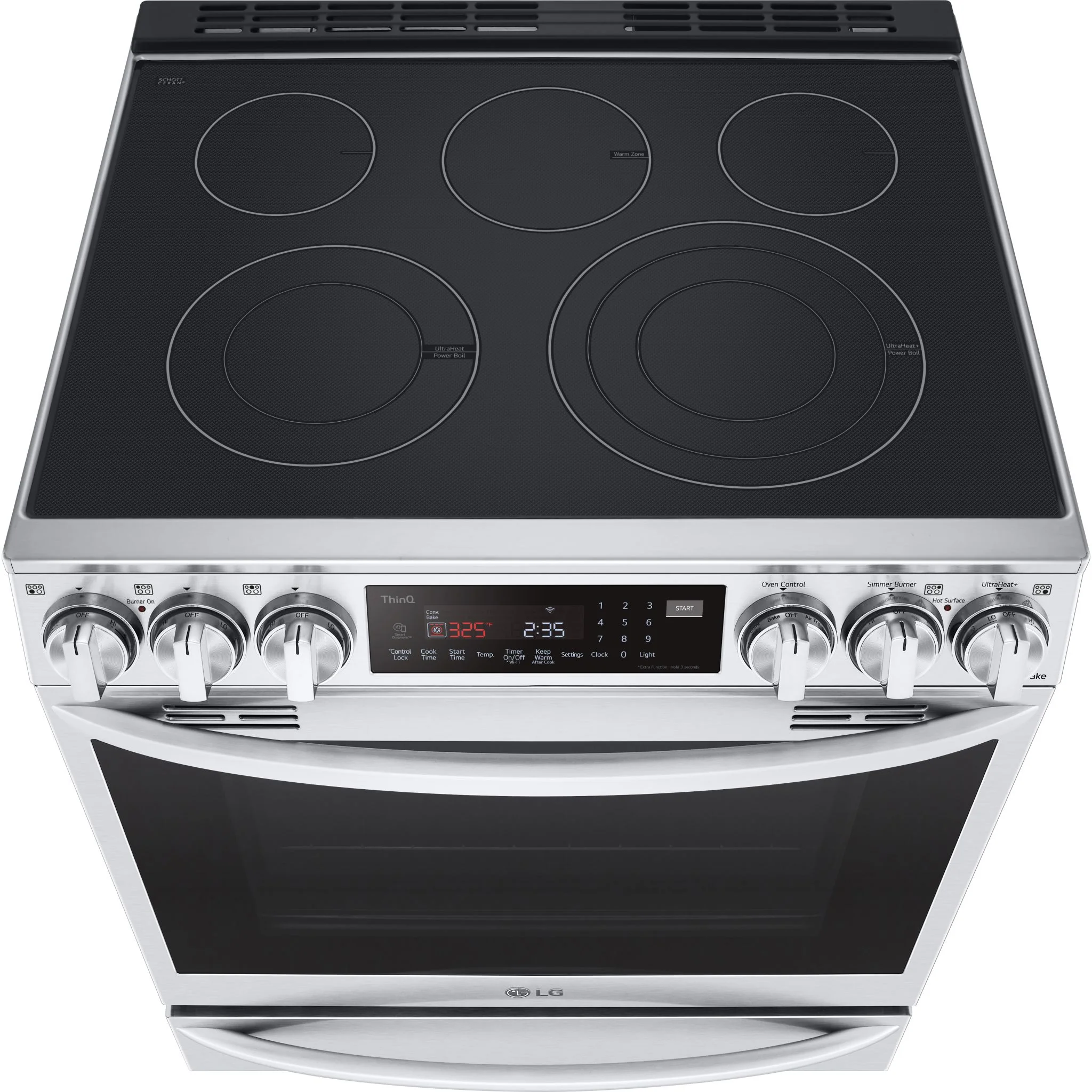 LG 6.3 cu ft. Smart Wi-Fi Enabled ProBake Convection® InstaView™ Electric Slide-in Range with Air Fry - Stainless (LSEL6337F) - Image 8