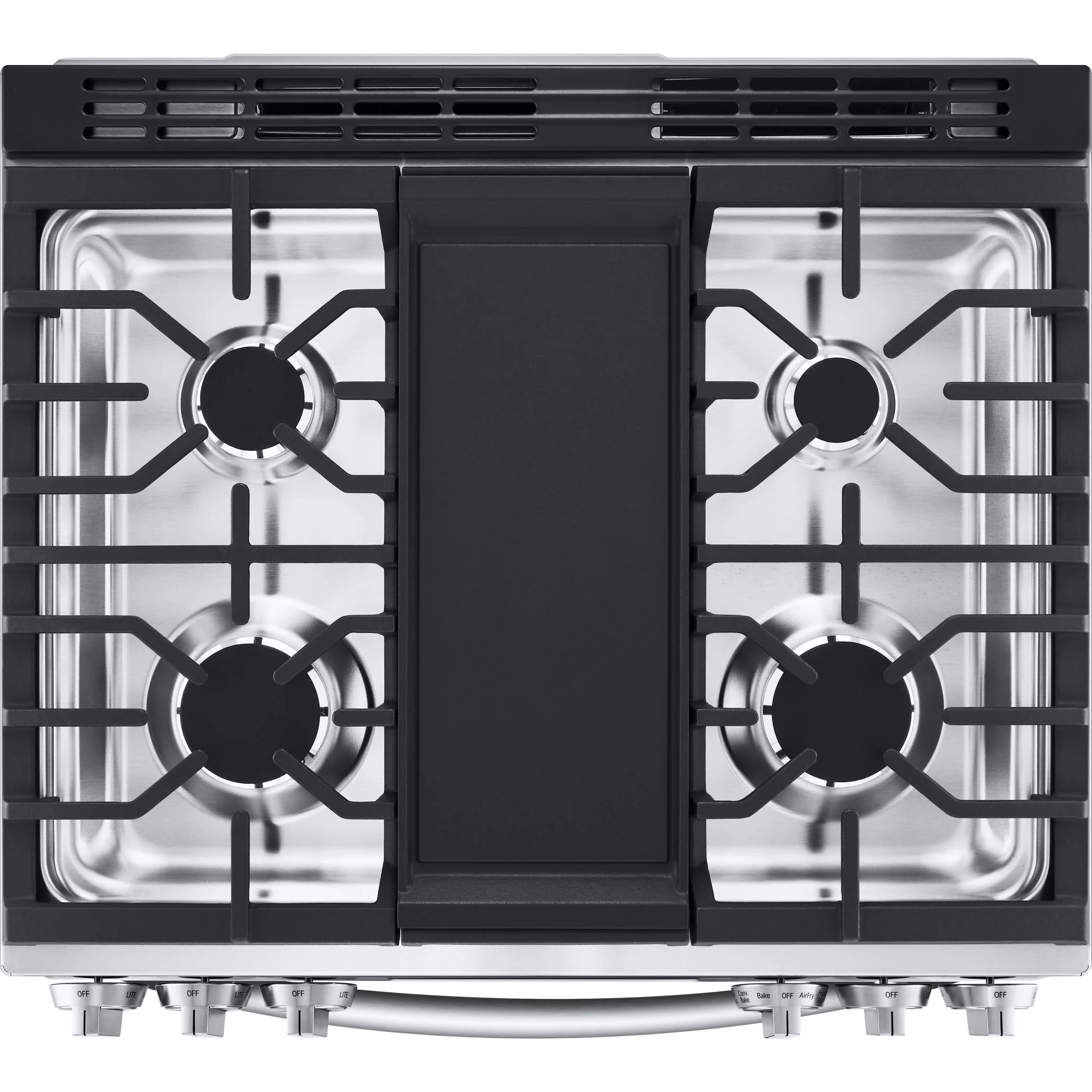 LG 6.3 cu ft. Smart wi-fi Enabled ProBake Convection® InstaView® Gas Slide-In Range with Air Fry - Stainless (LSGL6335F) - Image 9