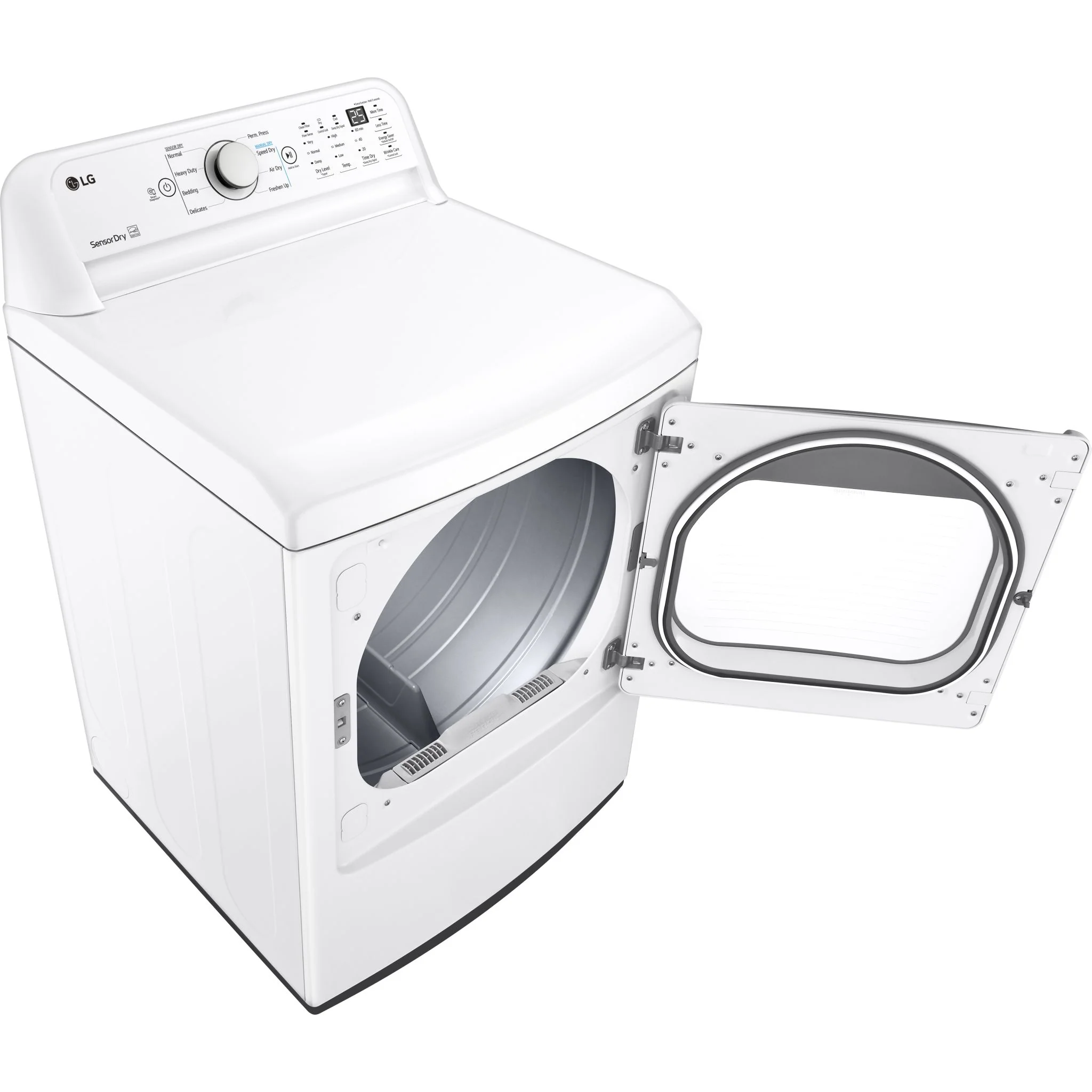 LG 7.3 cu. ft. Capacity Electric Dryer - White (DLE7150W) - Image 4