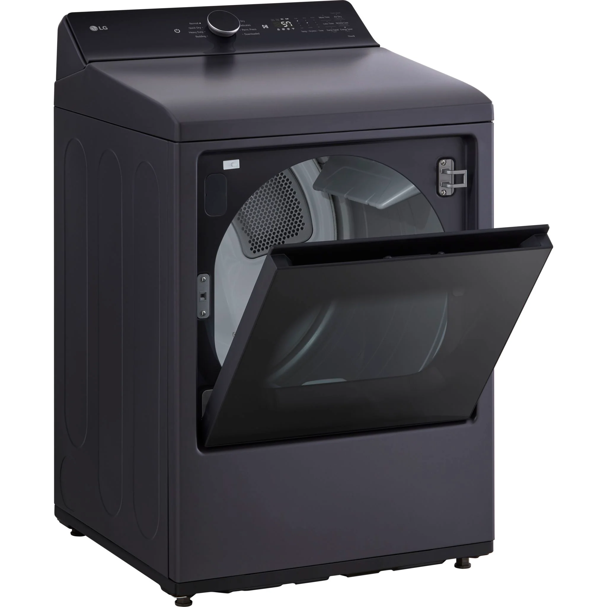 LG 7.3 cu.ft Ultra capacity Dryer with EasyLoad™ - Matt Black (DLE8400BE) - Image 11