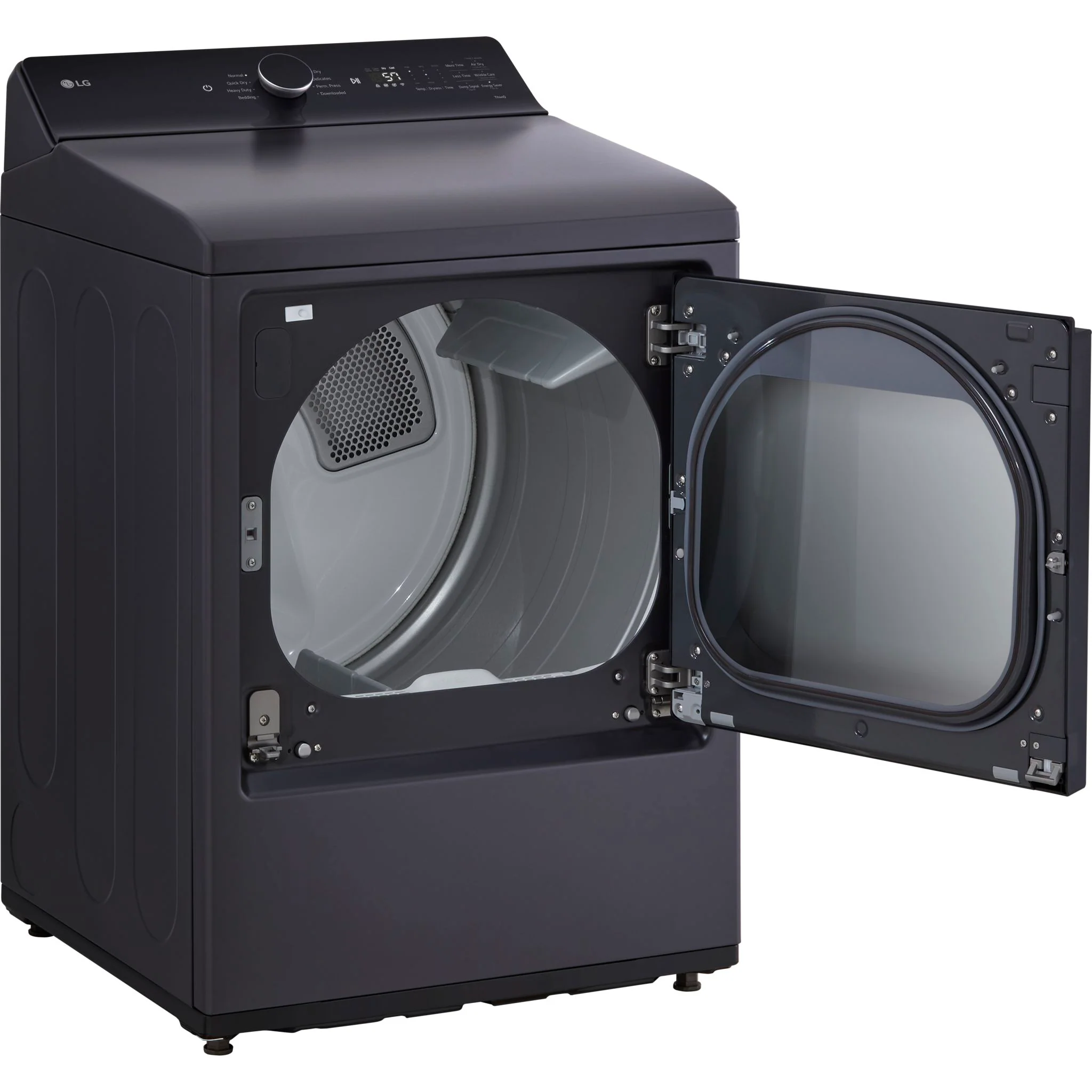 LG 7.3 cu.ft Ultra capacity Dryer with EasyLoad™ - Matt Black (DLE8400BE) - Image 12