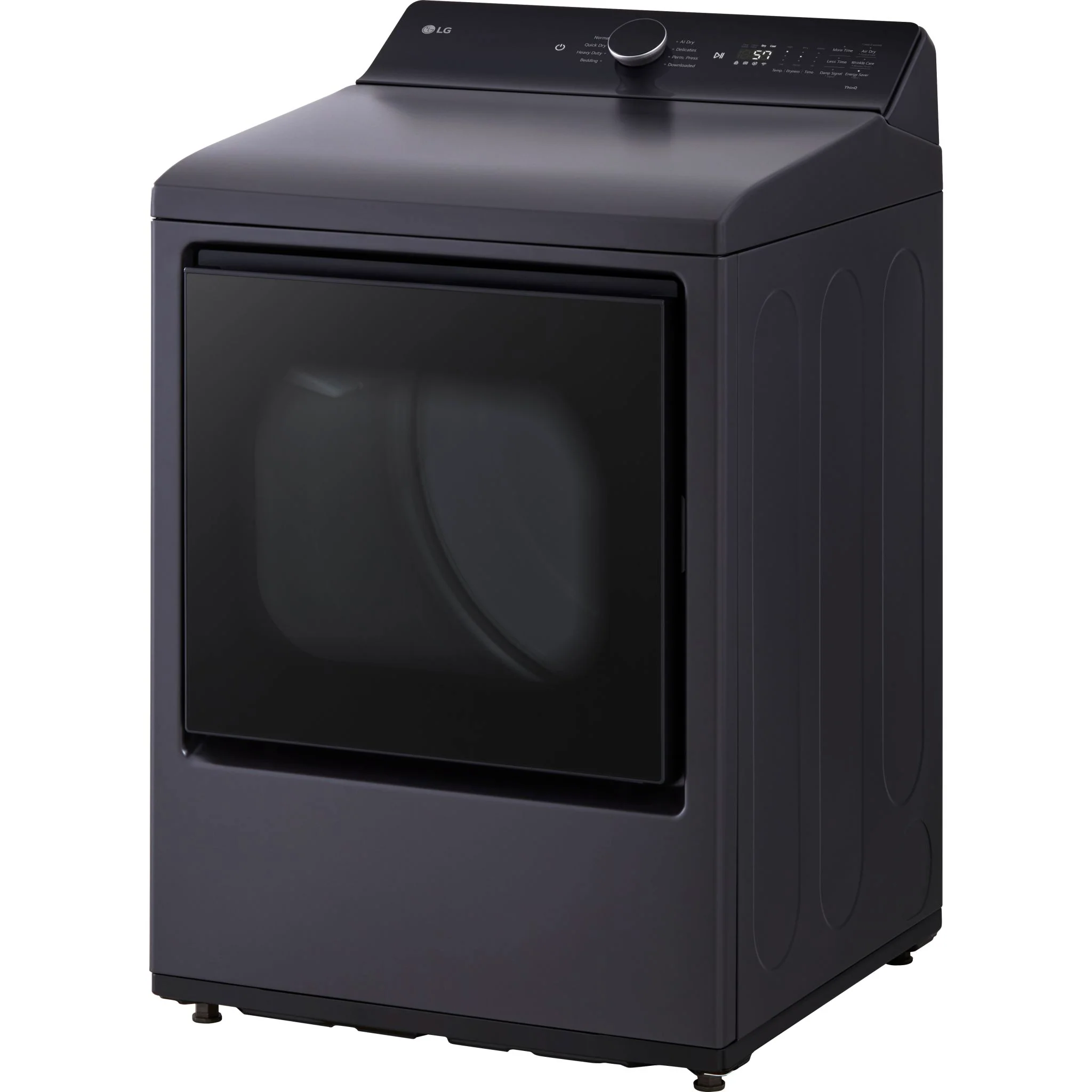 LG 7.3 cu.ft Ultra capacity Dryer with EasyLoad™ - Matt Black (DLE8400BE) - Image 13