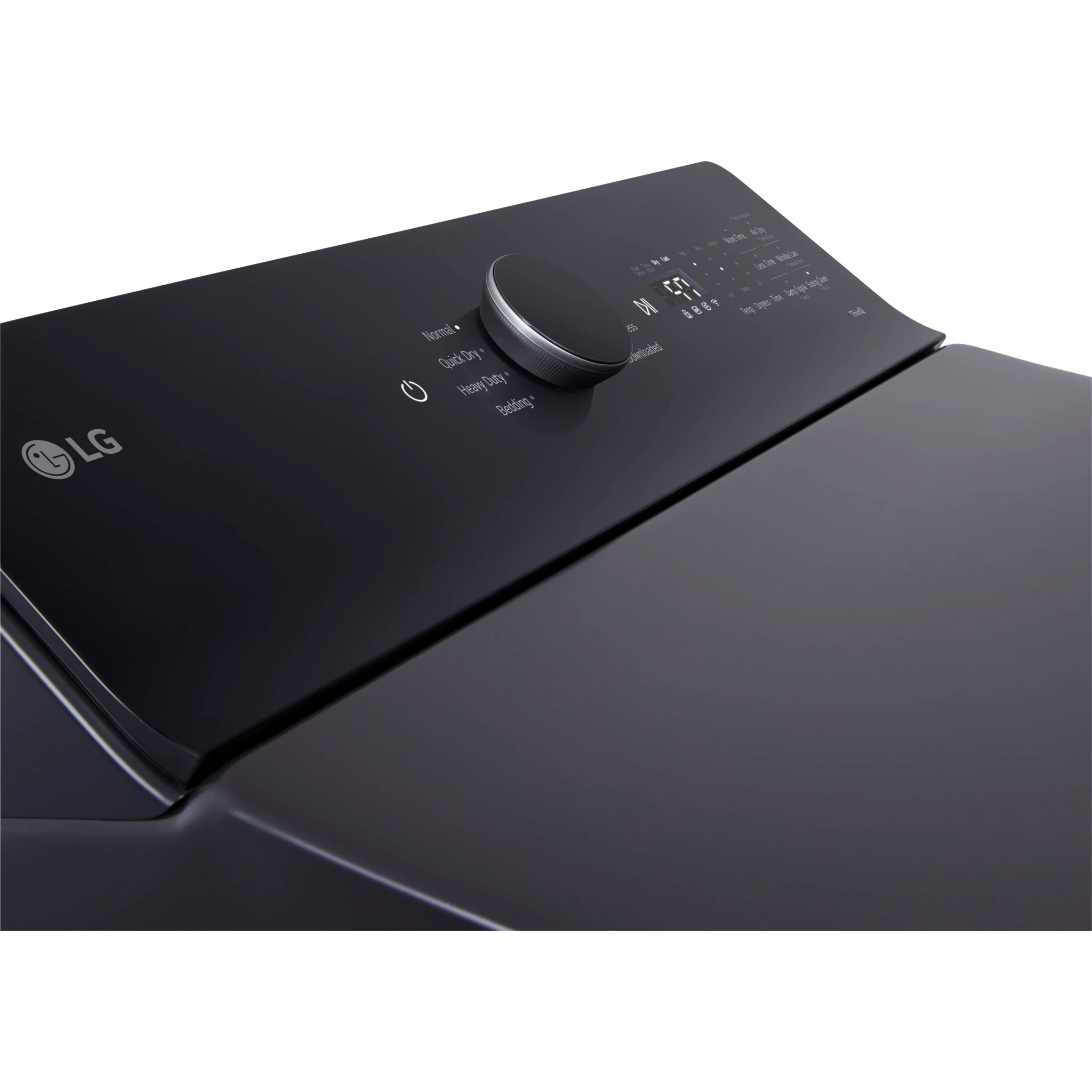 LG 7.3 cu.ft Ultra capacity Dryer with EasyLoad™ - Matt Black (DLE8400BE) - Image 4