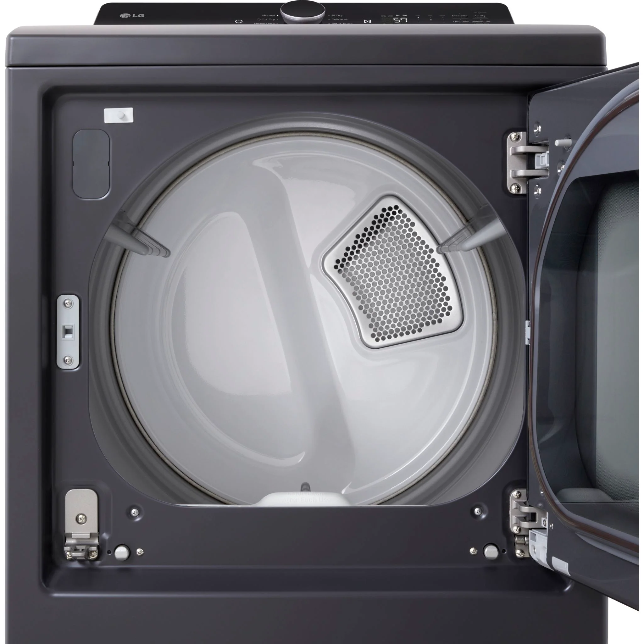 LG 7.3 cu.ft Ultra capacity Dryer with EasyLoad™ - Matt Black (DLE8400BE) - Image 6